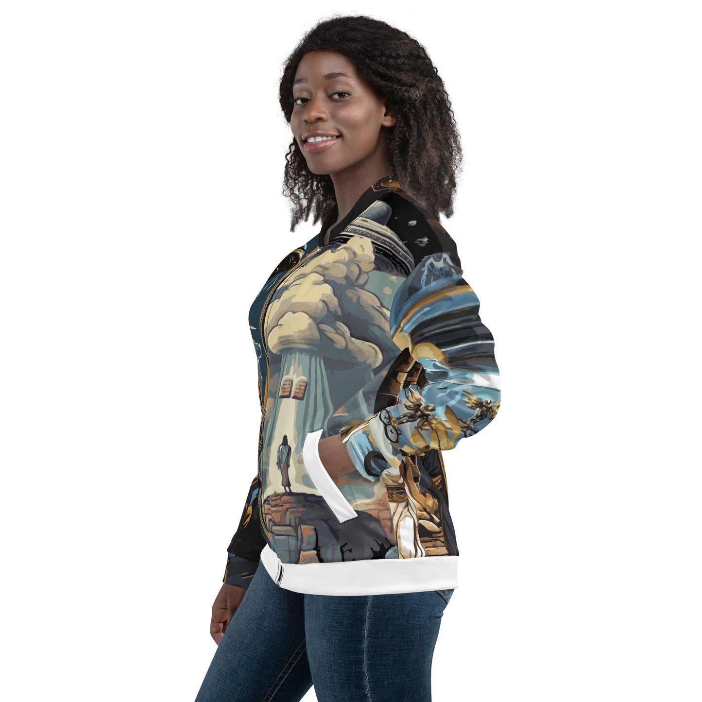 Chaqueta bomber all over unisex