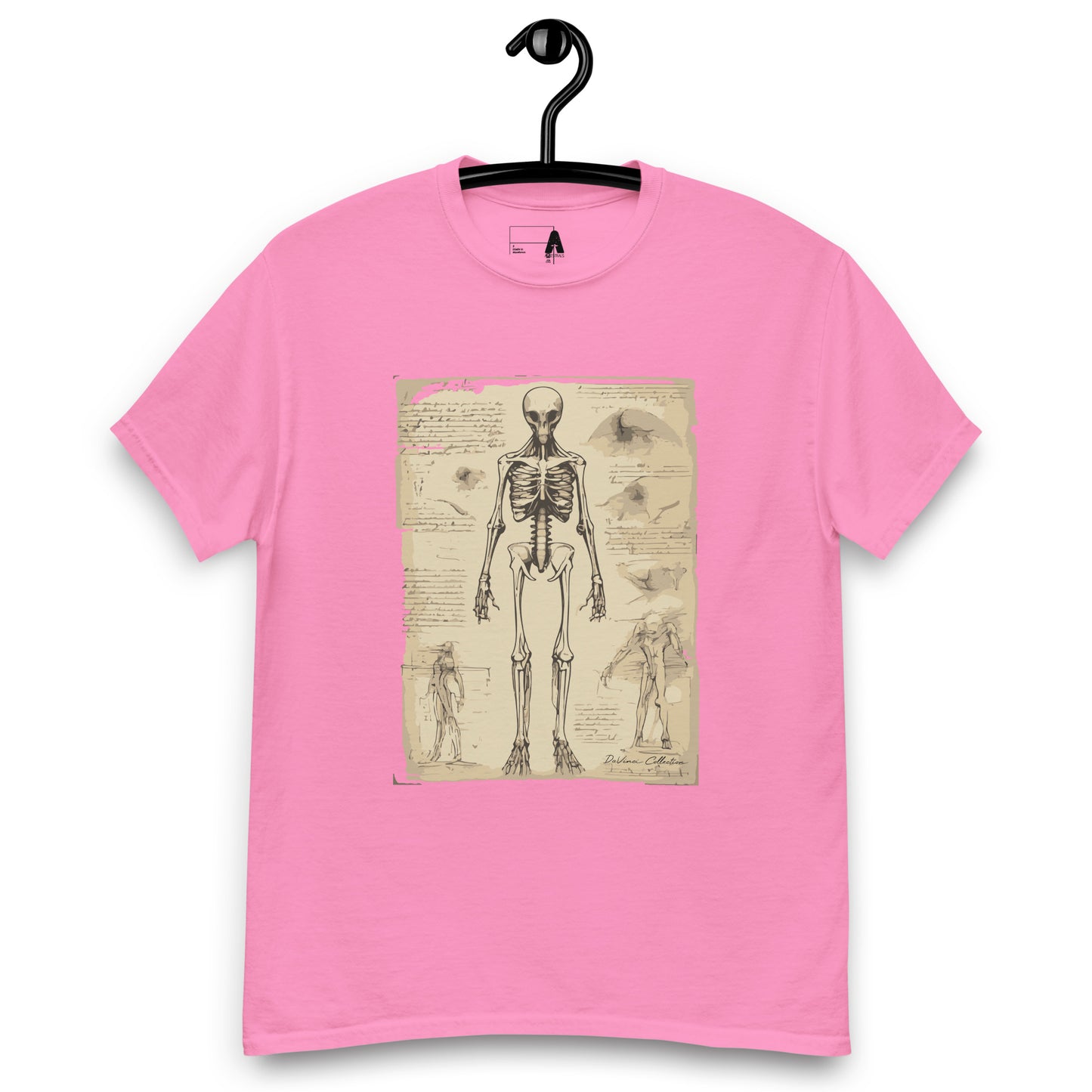 Men's classic t-shirt "anatomy of an alien"