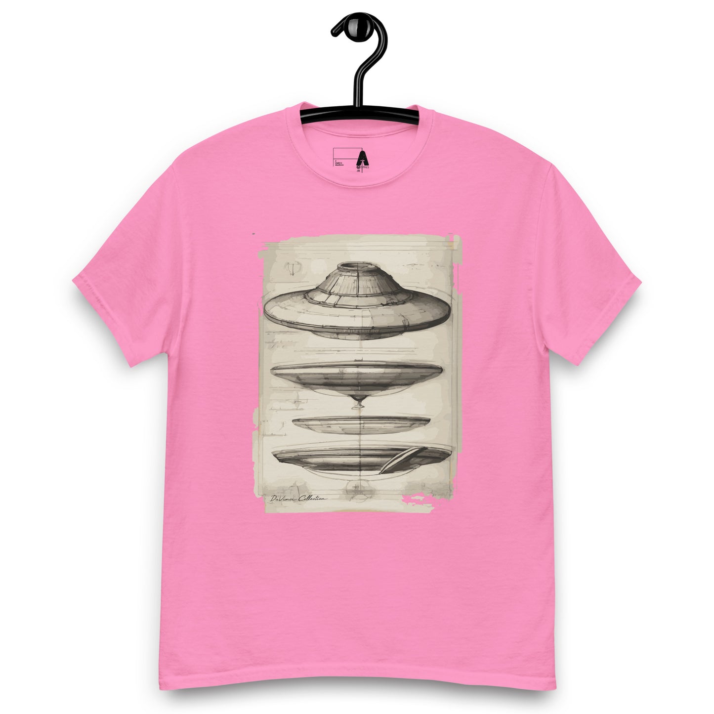 Men's classic t-shirt "UFO plans"