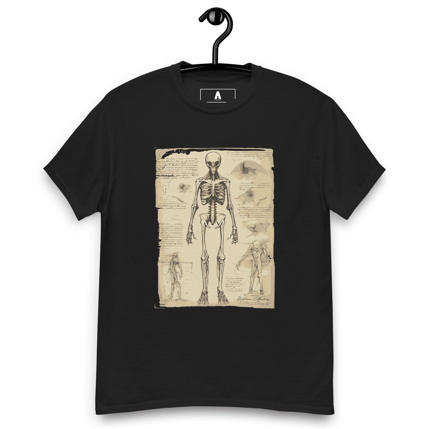 Klassisches Herren-T-Shirt „Anatomie eines Außerirdischen“