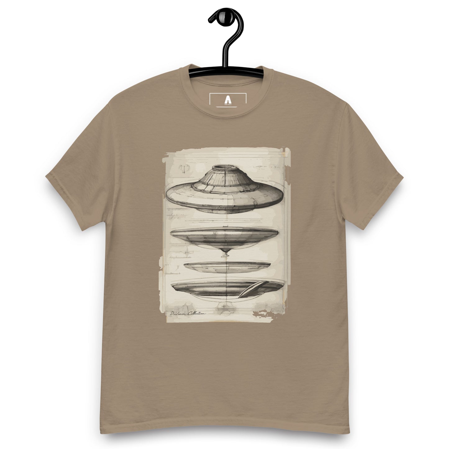 Klassisches Herren-T-Shirt „UFO-Pläne“