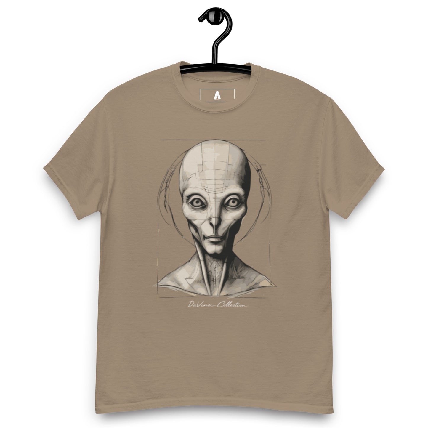 Camiseta clásica hombre "retrato de un alien"