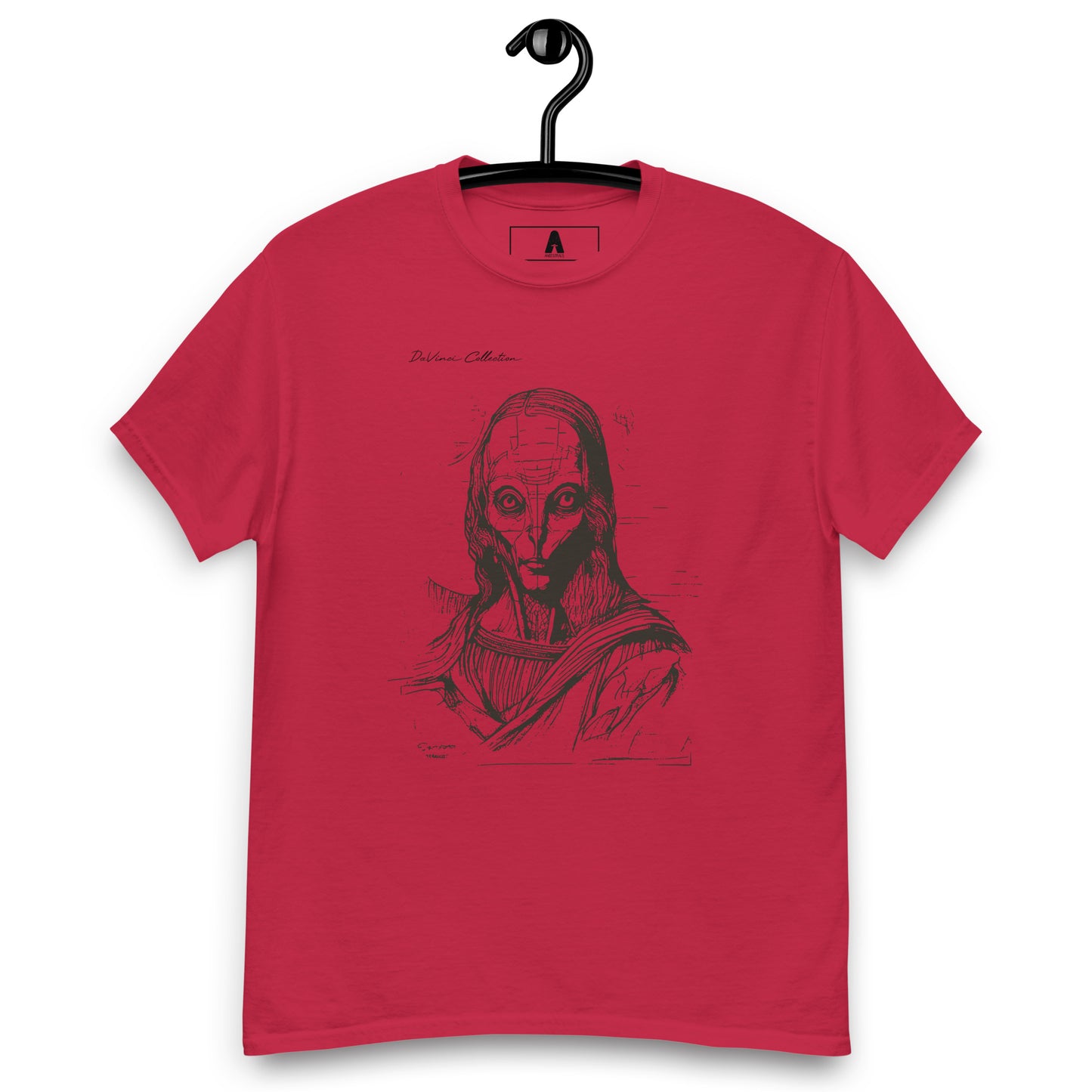 Men's classic t-shirt "Gioconda of Orion, sketch"