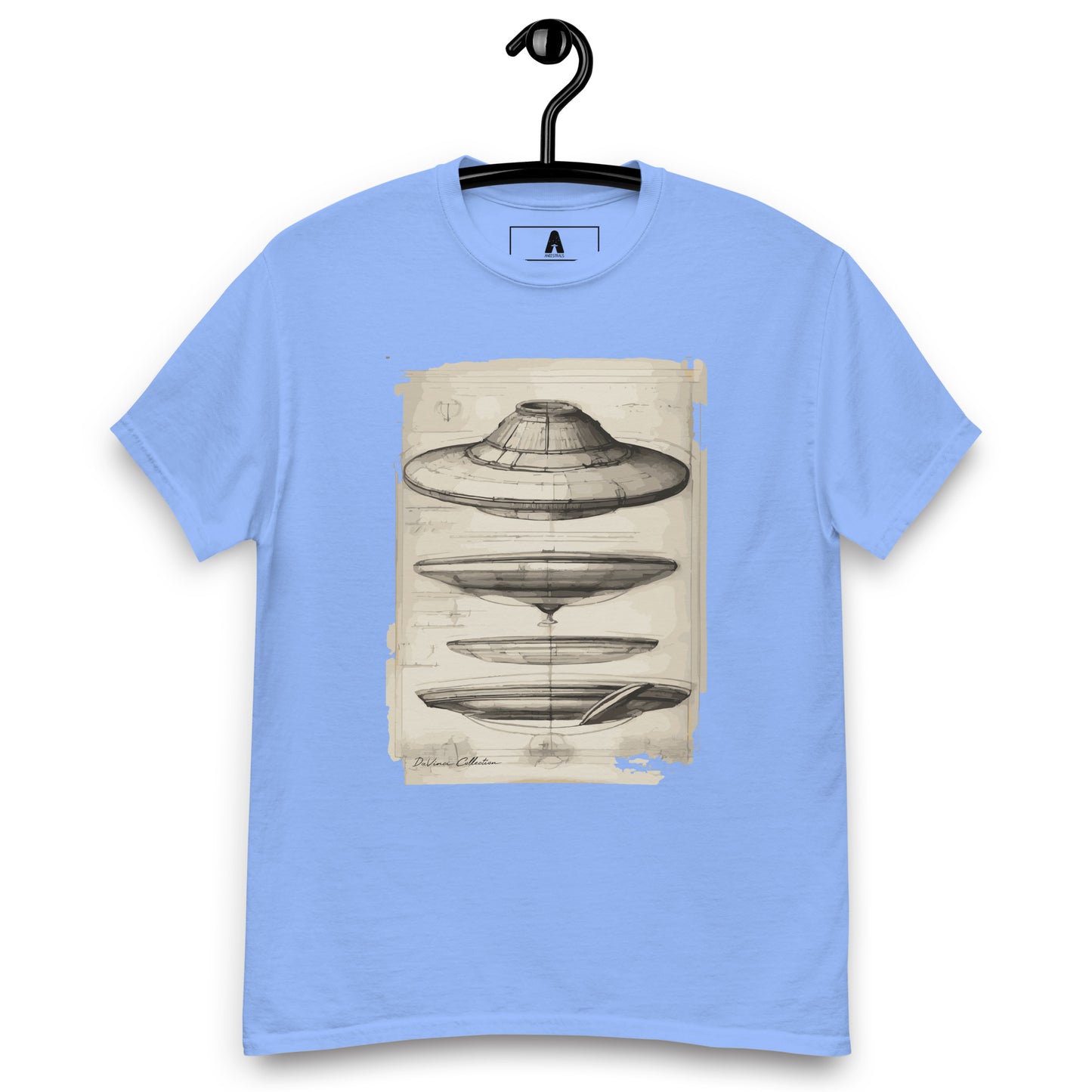 Klassisches Herren-T-Shirt „UFO-Pläne“