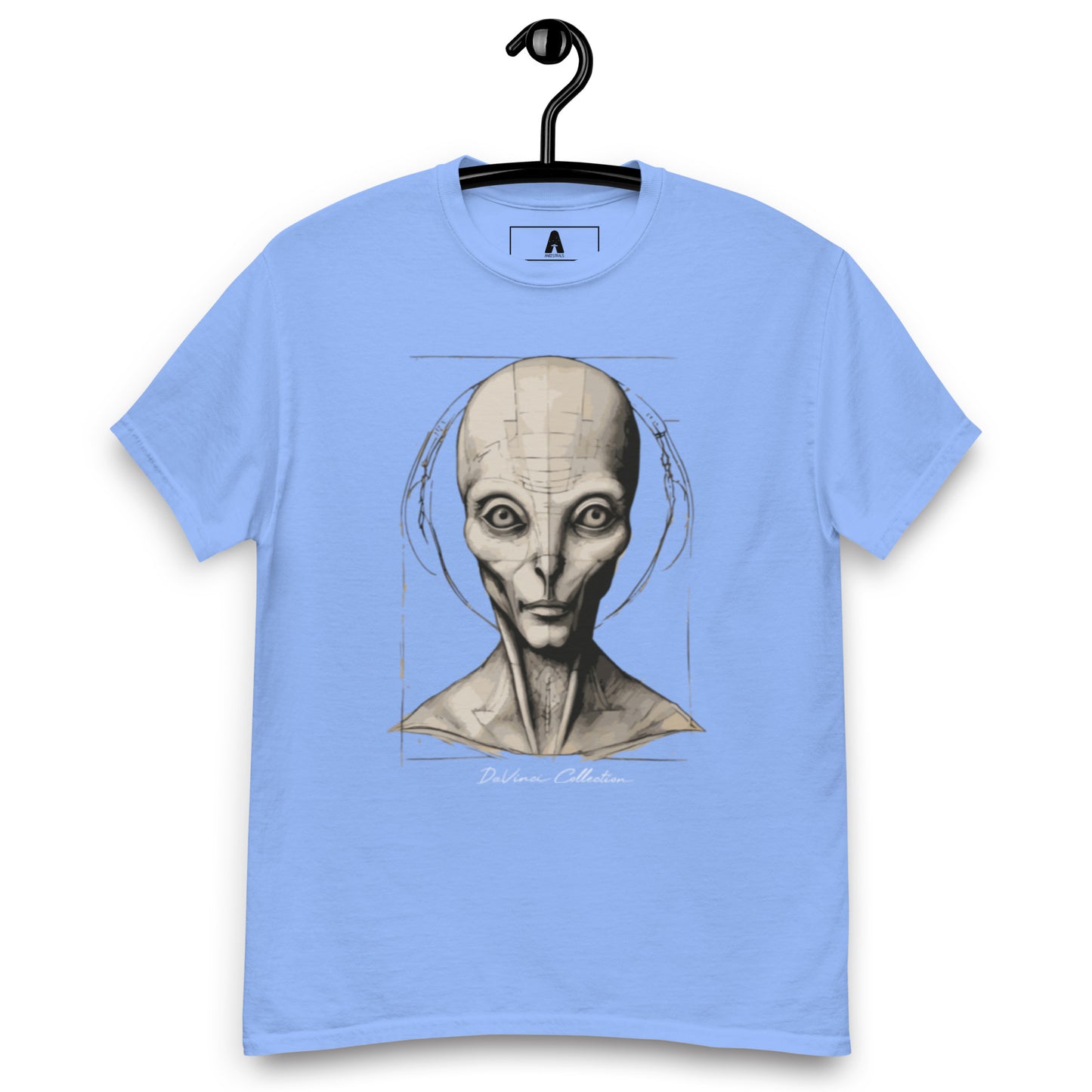 Men's classic t-shirt "portrait of an alien"