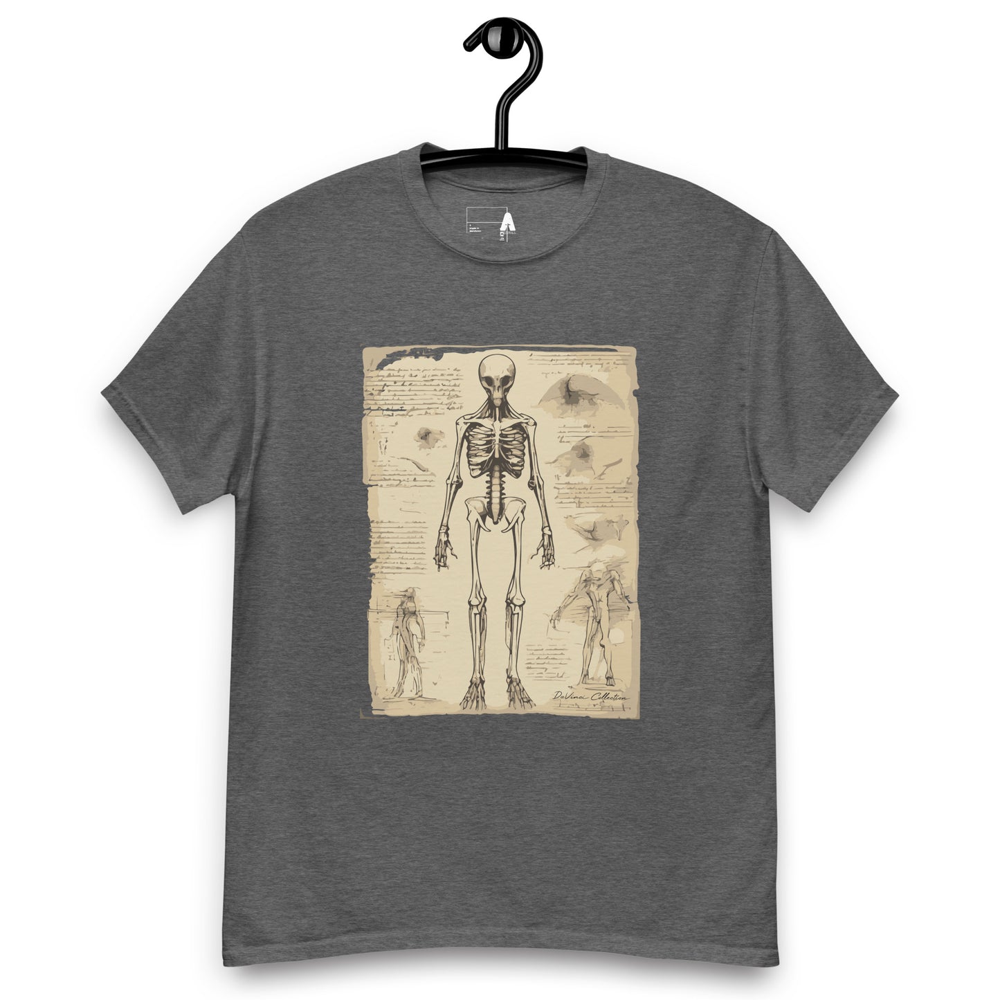 Men's classic t-shirt "anatomy of an alien"