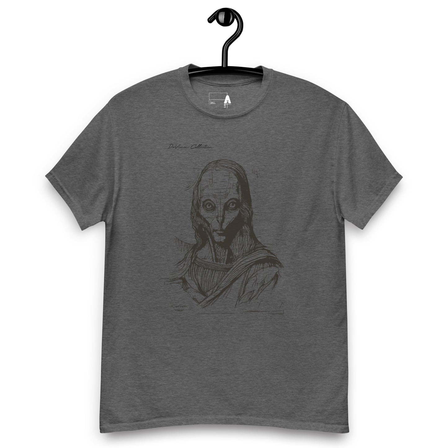 Men's classic t-shirt "Gioconda of Orion, sketch"