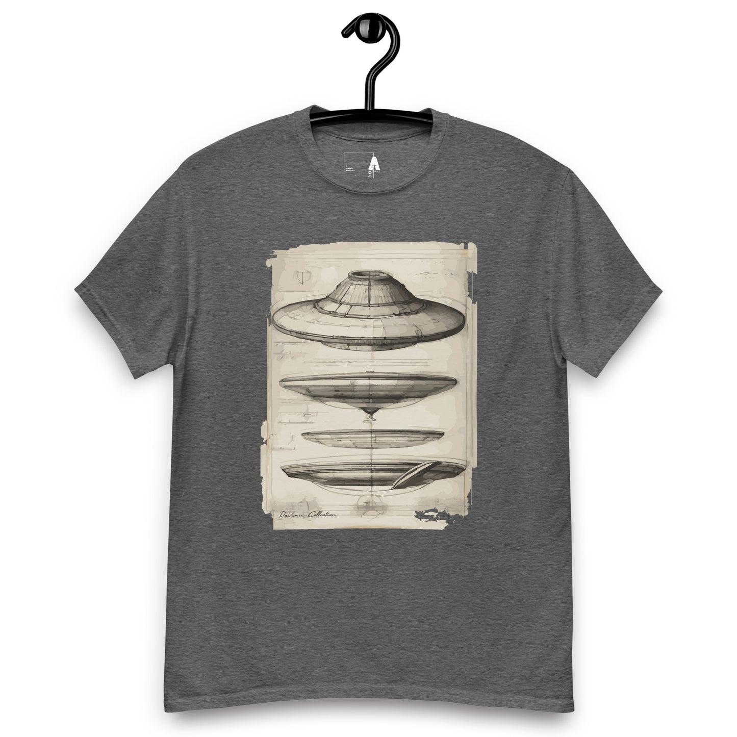 Men's classic t-shirt "UFO plans"