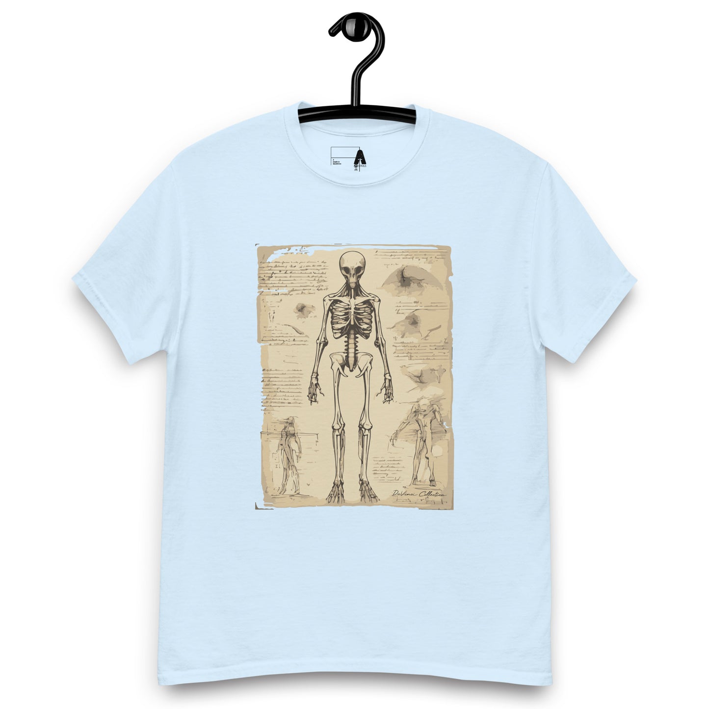 Men's classic t-shirt "anatomy of an alien"