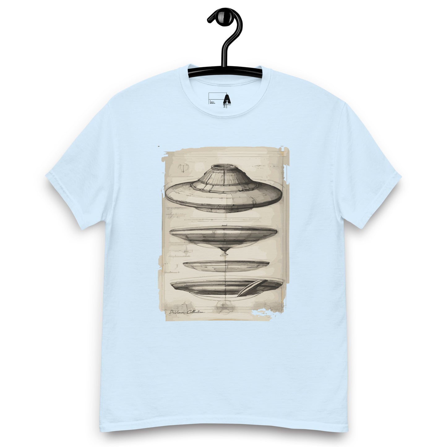 Klassisches Herren-T-Shirt „UFO-Pläne“