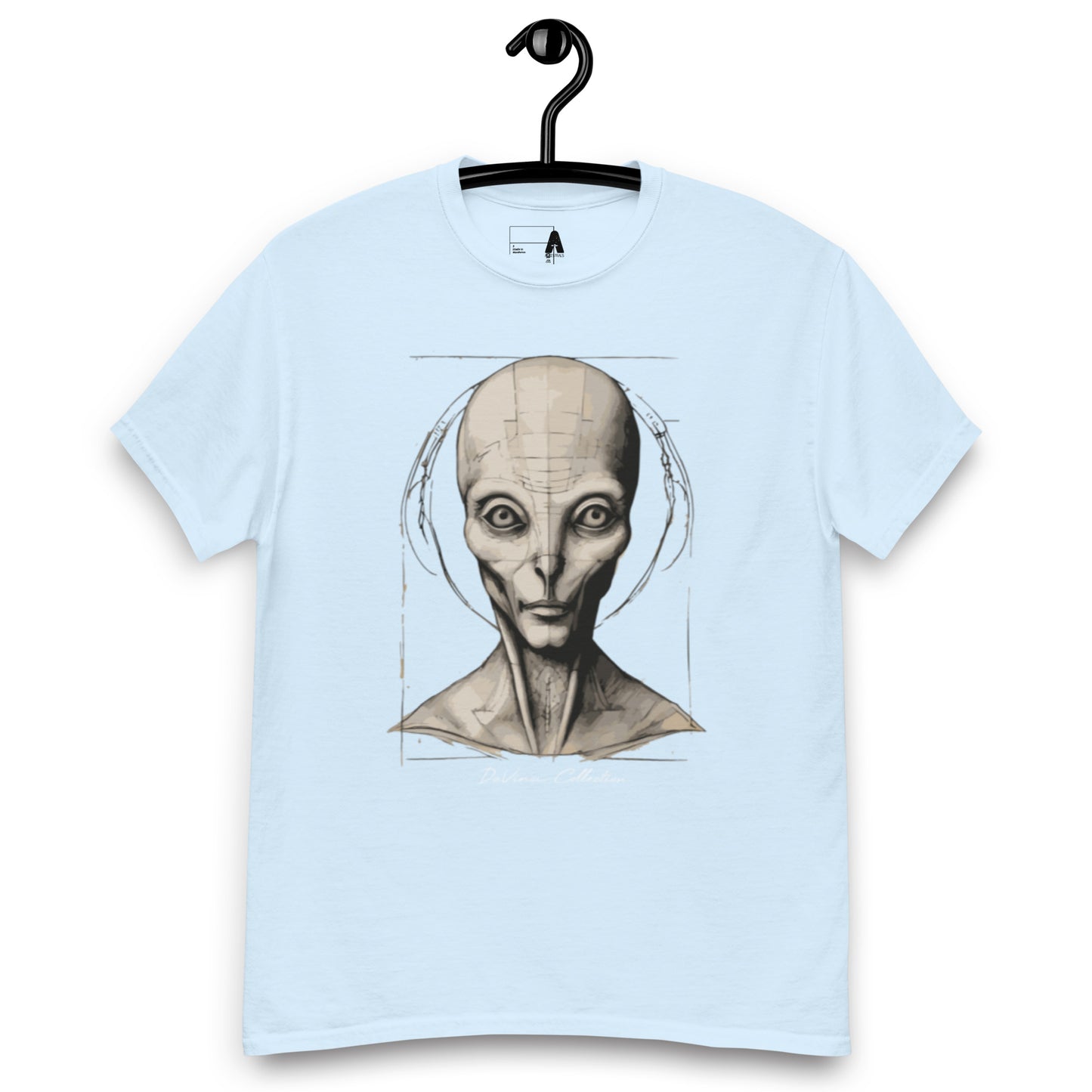 Men's classic t-shirt "portrait of an alien"