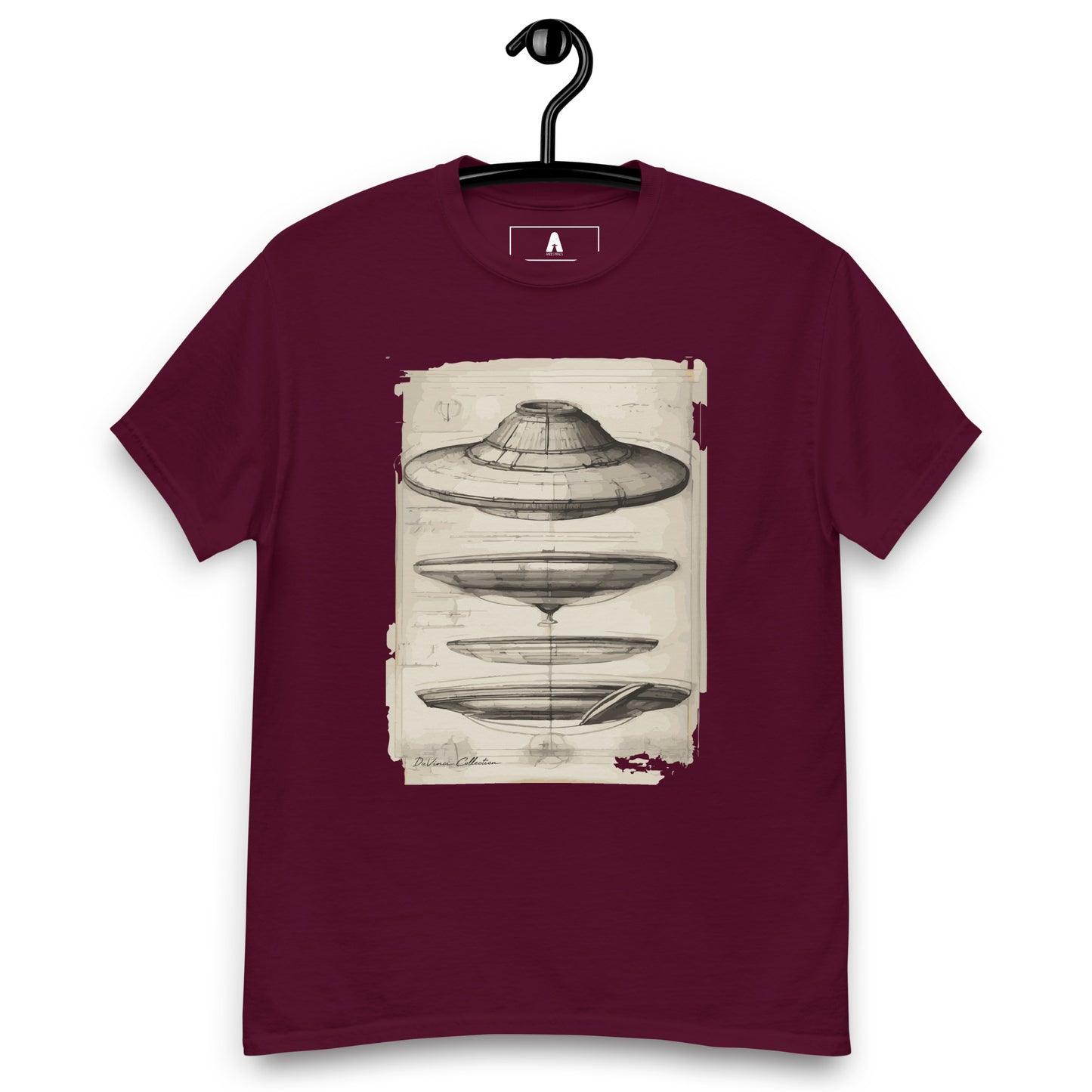 Men's classic t-shirt "UFO plans"