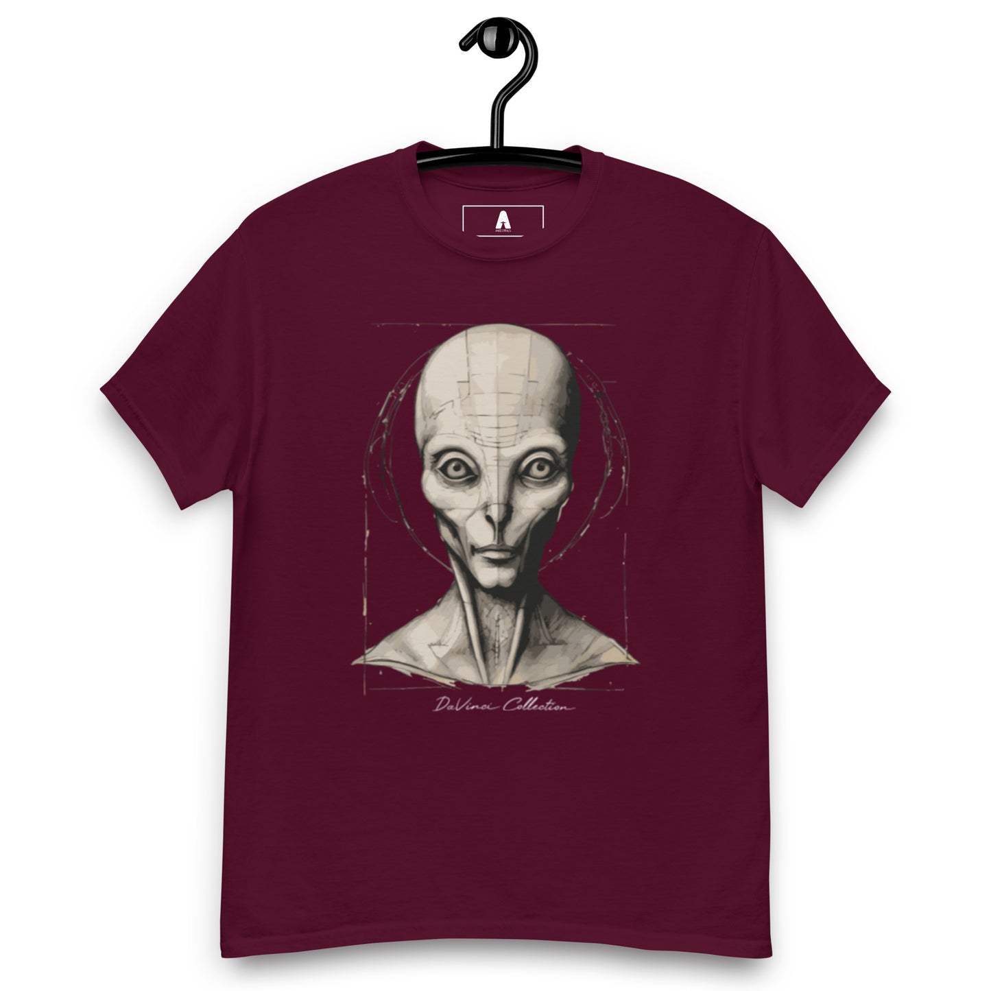 Men's classic t-shirt "portrait of an alien"