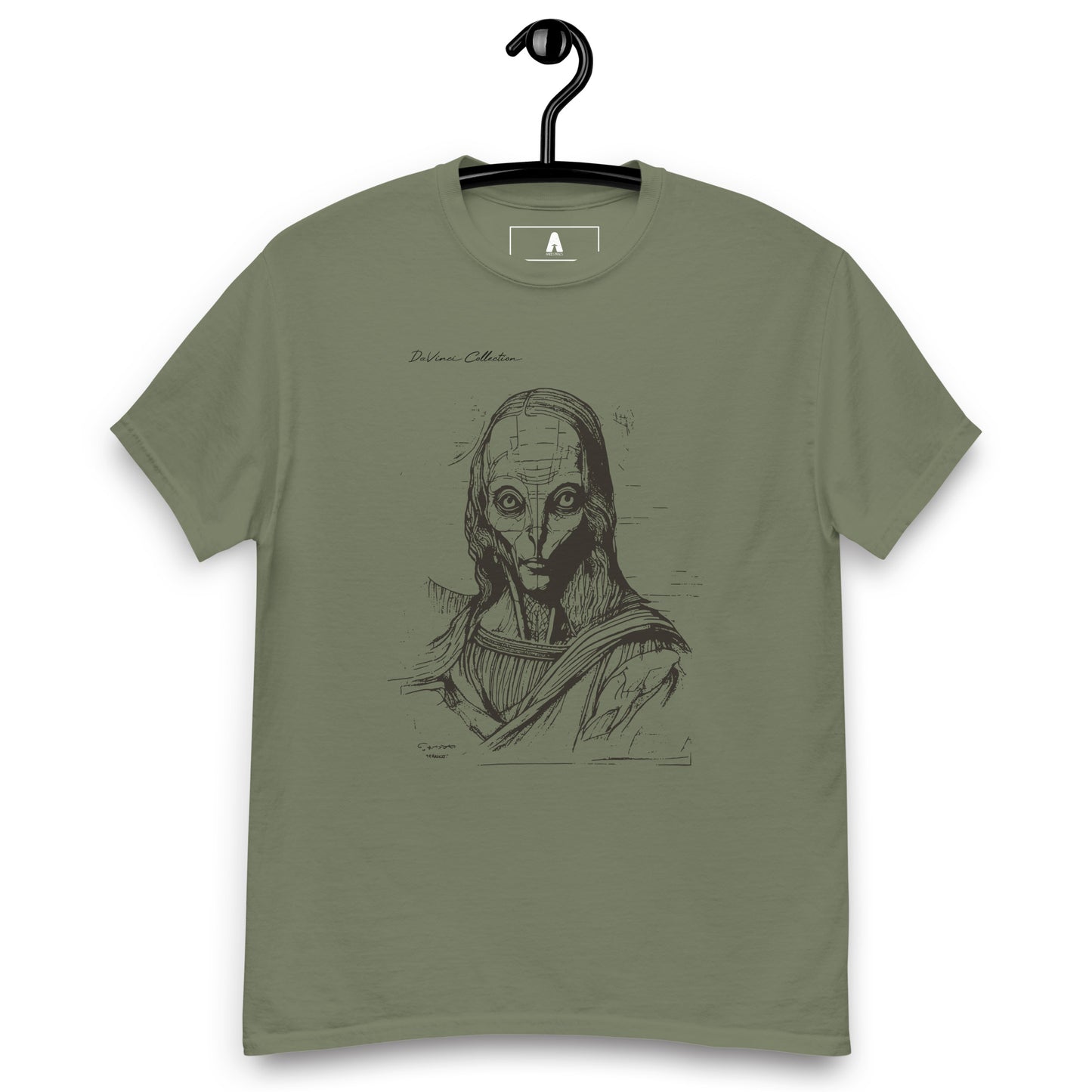 Klassisches Herren-T-Shirt „Gioconda of Orion, Skizze“