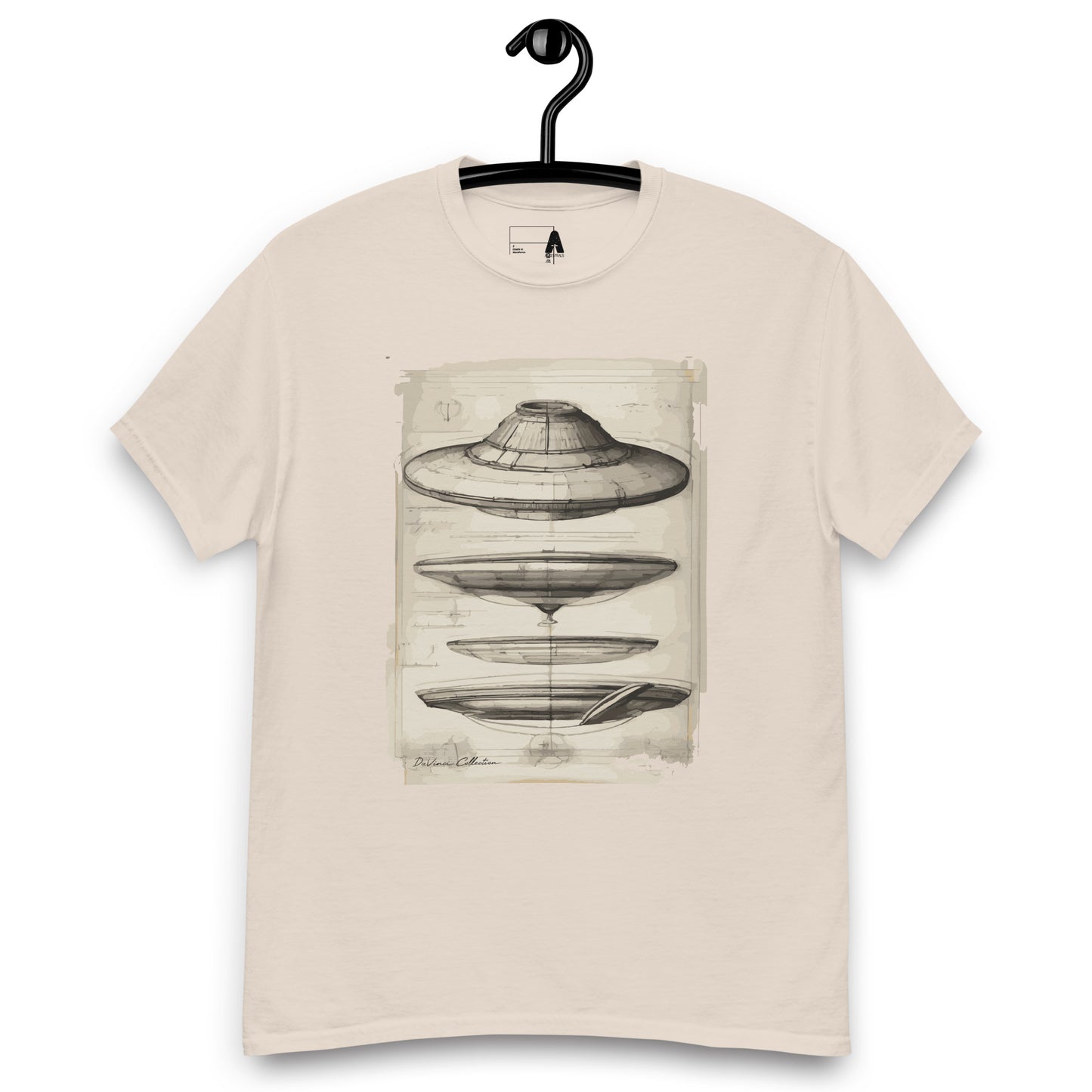 Klassisches Herren-T-Shirt „UFO-Pläne“