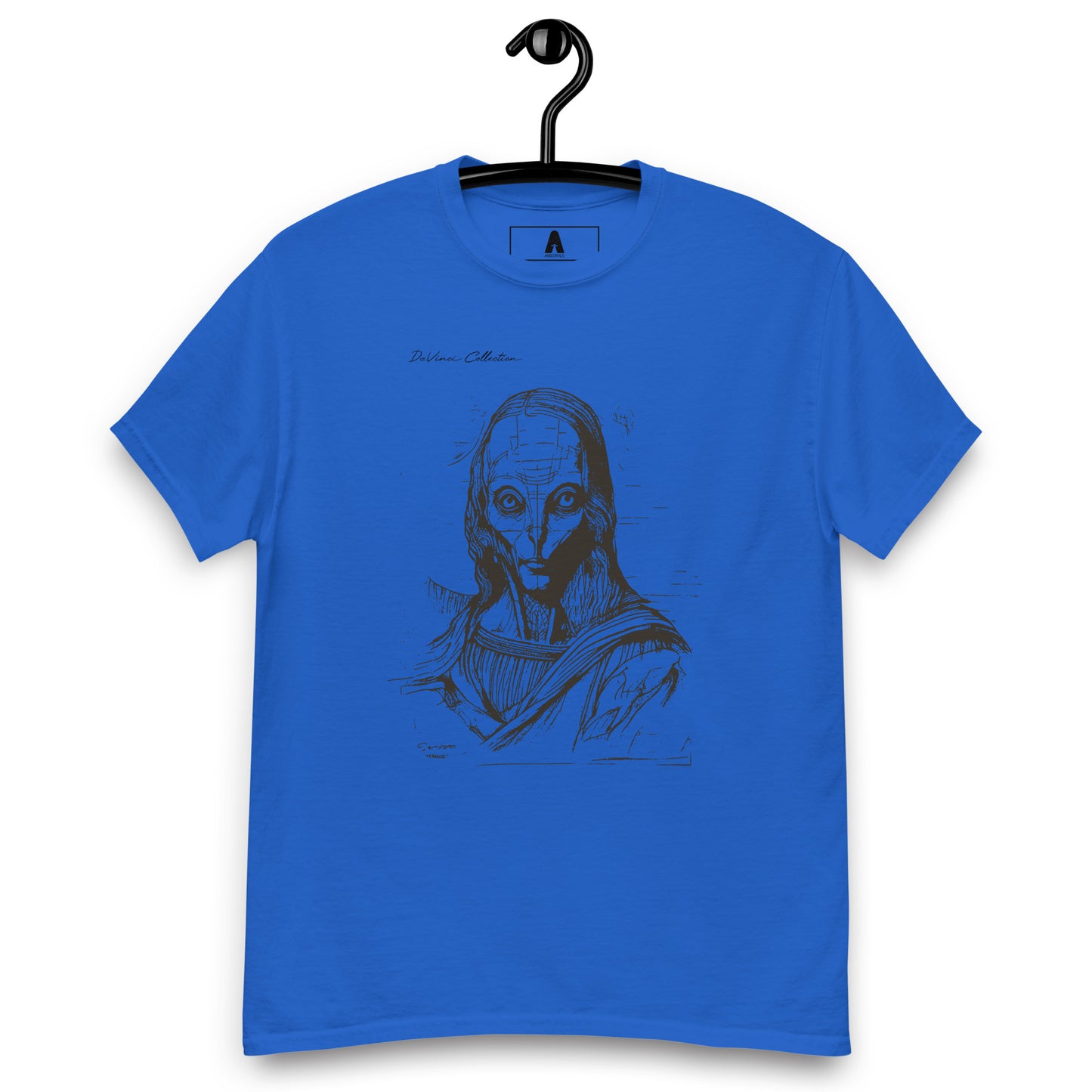 Klassisches Herren-T-Shirt „Gioconda of Orion, Skizze“