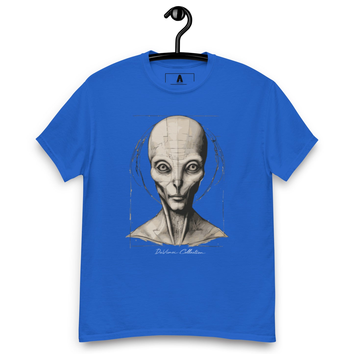 Men's classic t-shirt "portrait of an alien"