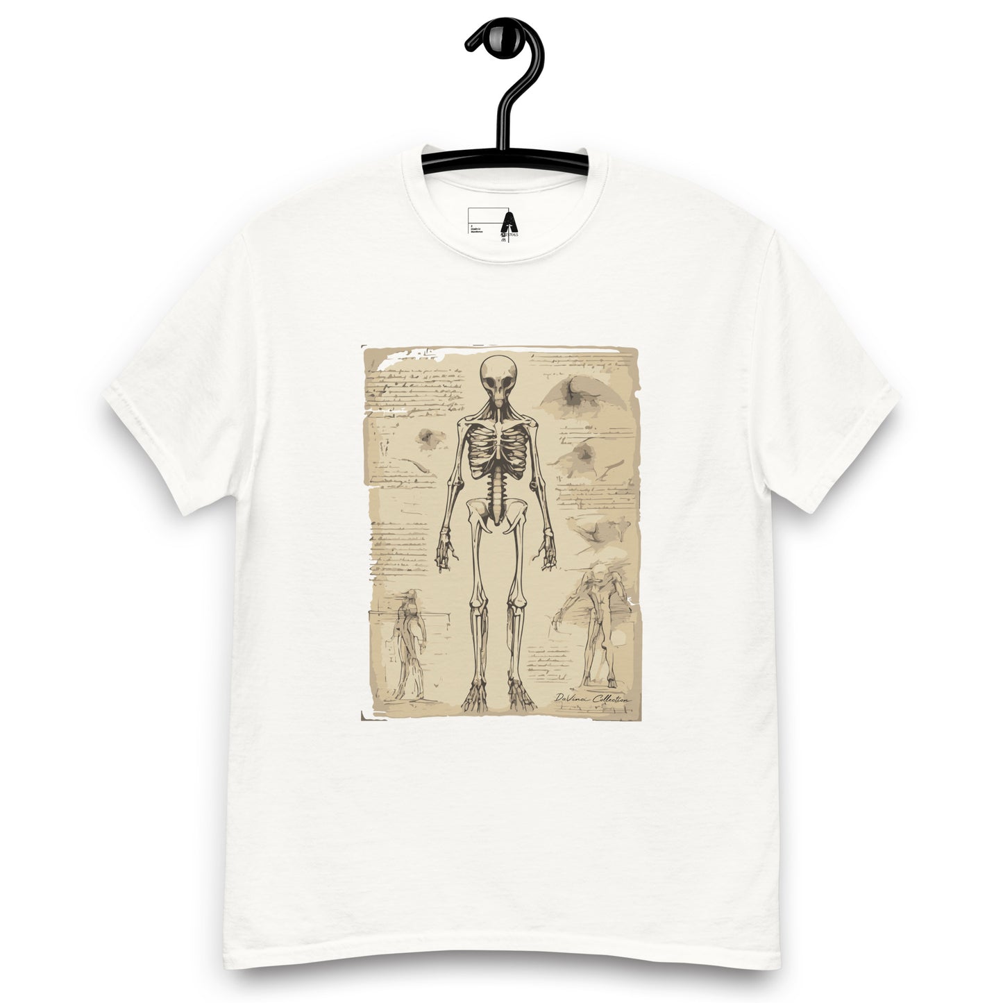 Men's classic t-shirt "anatomy of an alien"