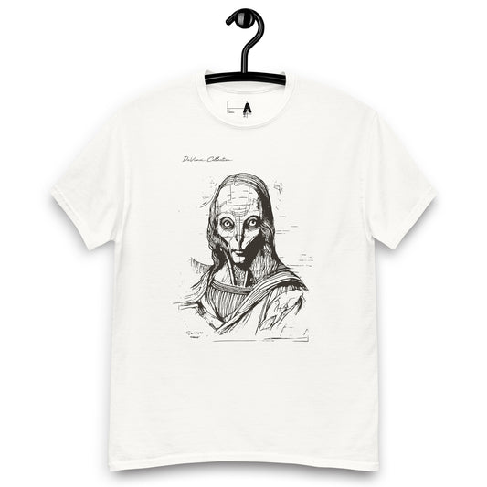 Men's classic t-shirt "Gioconda of Orion, sketch"