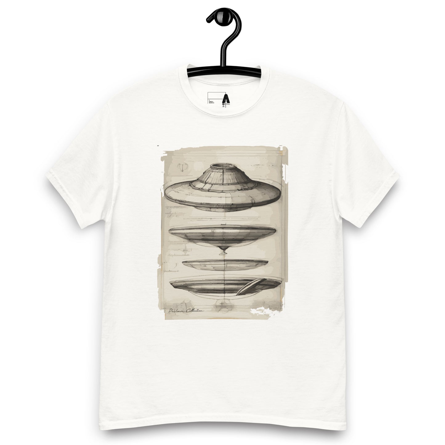 Men's classic t-shirt "UFO plans"