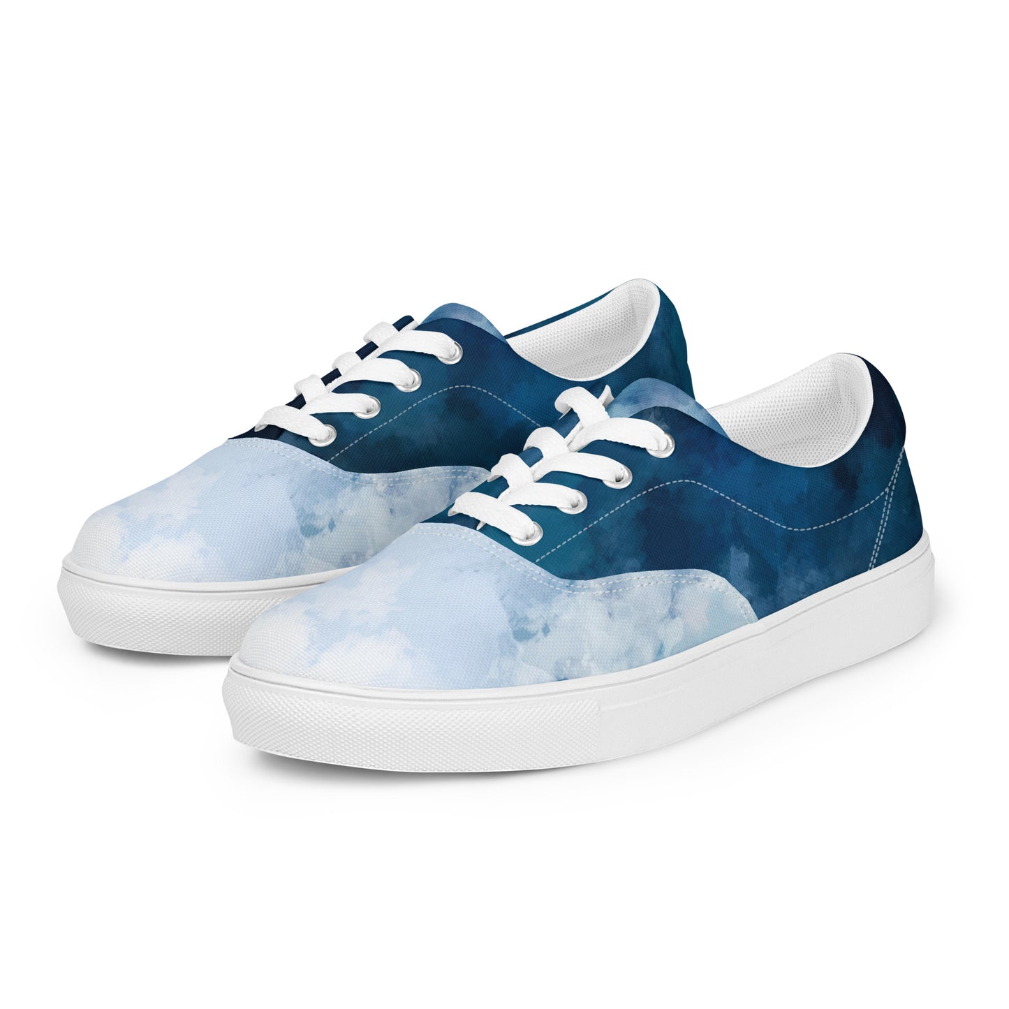 Men's lace-up canvas sneakers "Ancestrals, blue"