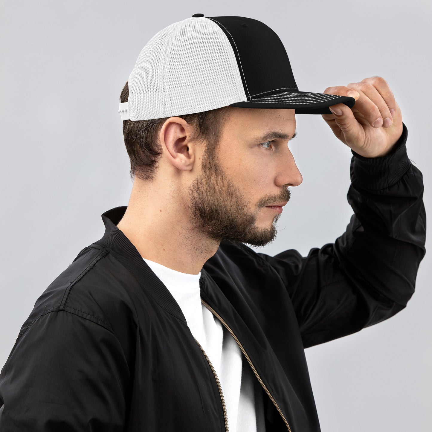 Gorra Snapback Trucker "Ancestrals, texto oro viejo"