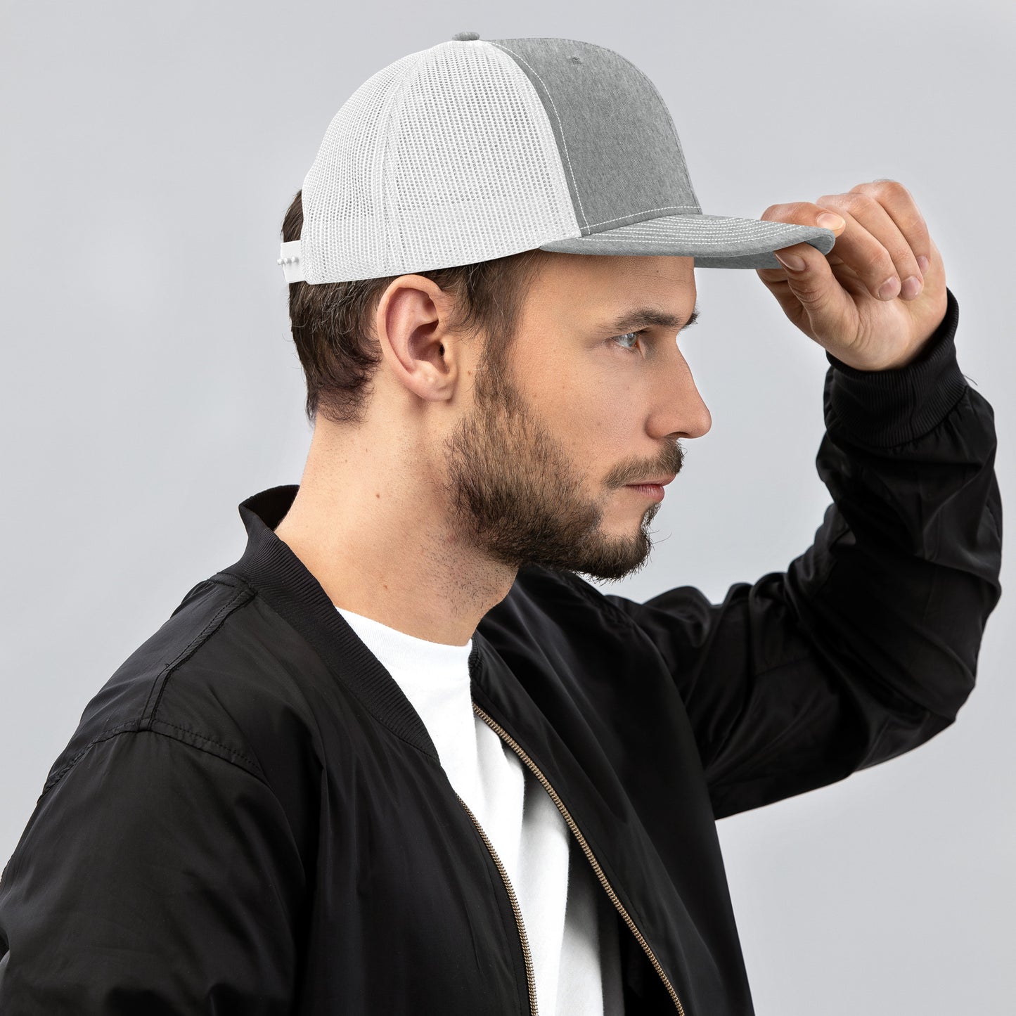 Gorra Snapback Trucker "Ancestrals, texto oro viejo"