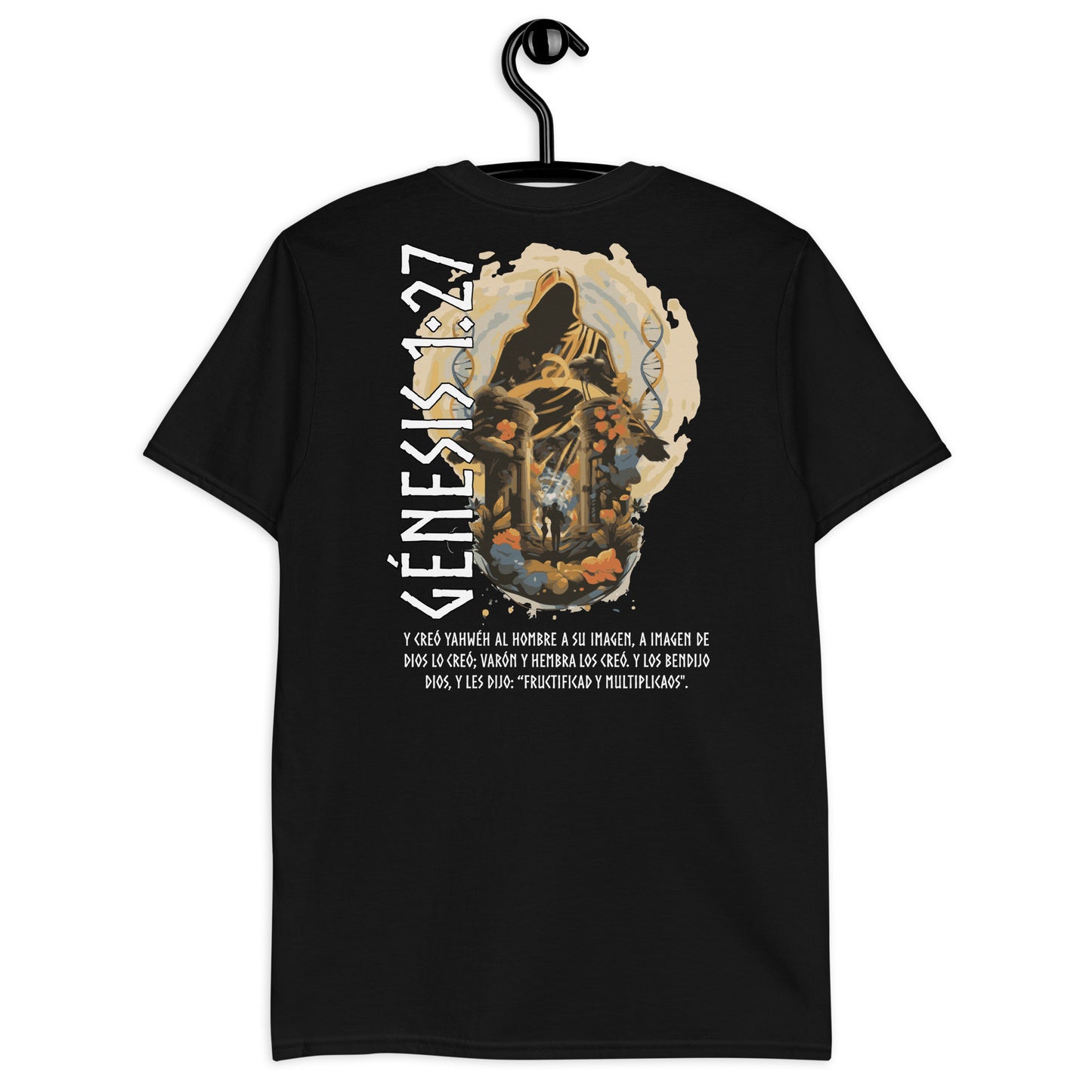 Genesis 1:27 "Spanish Text" Unisex Short-Sleeve T-Shirt