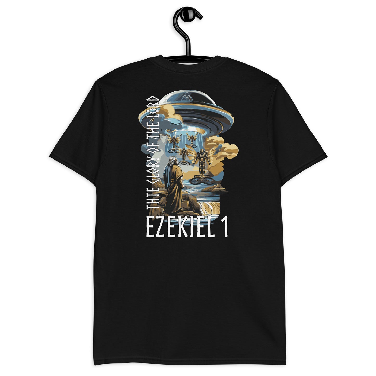 Ezekiel 1 „Englischer Text“ Unisex-Kurzarm-T-Shirt