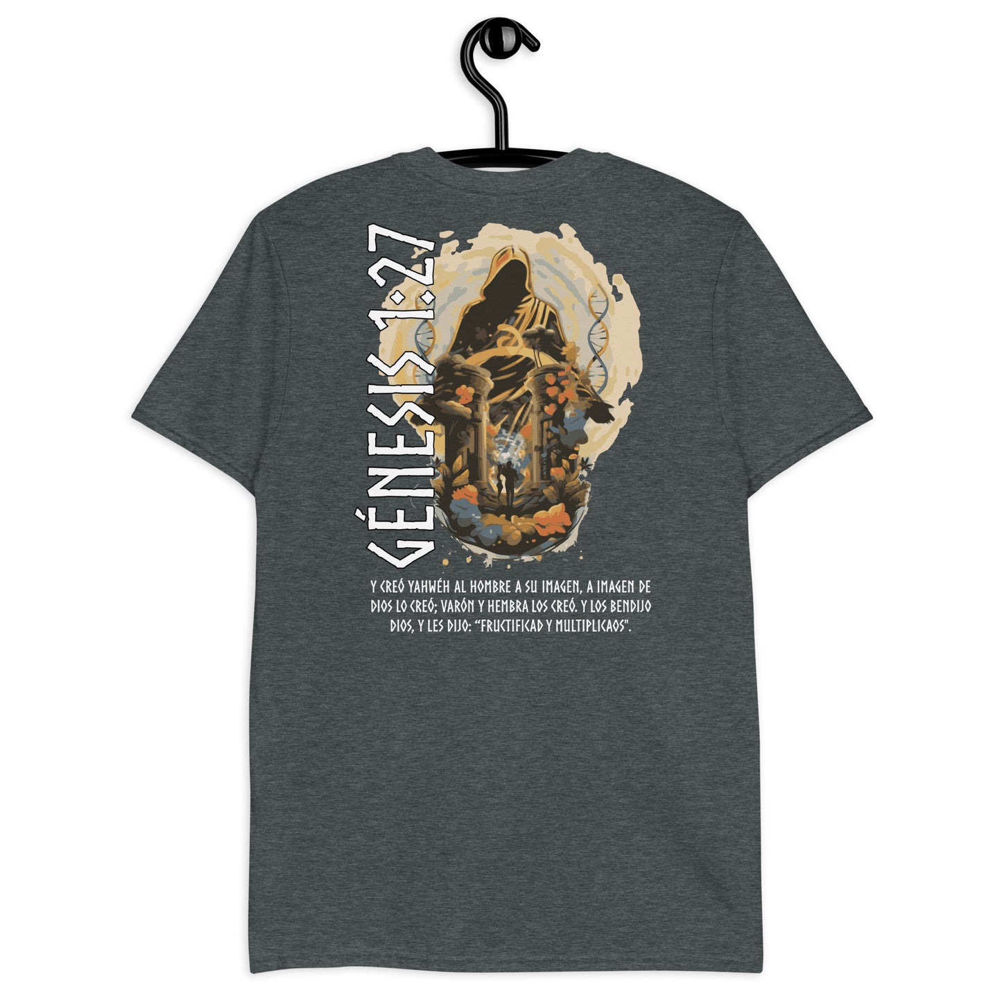 Genesis 1:27 "Spanish Text" Unisex Short-Sleeve T-Shirt