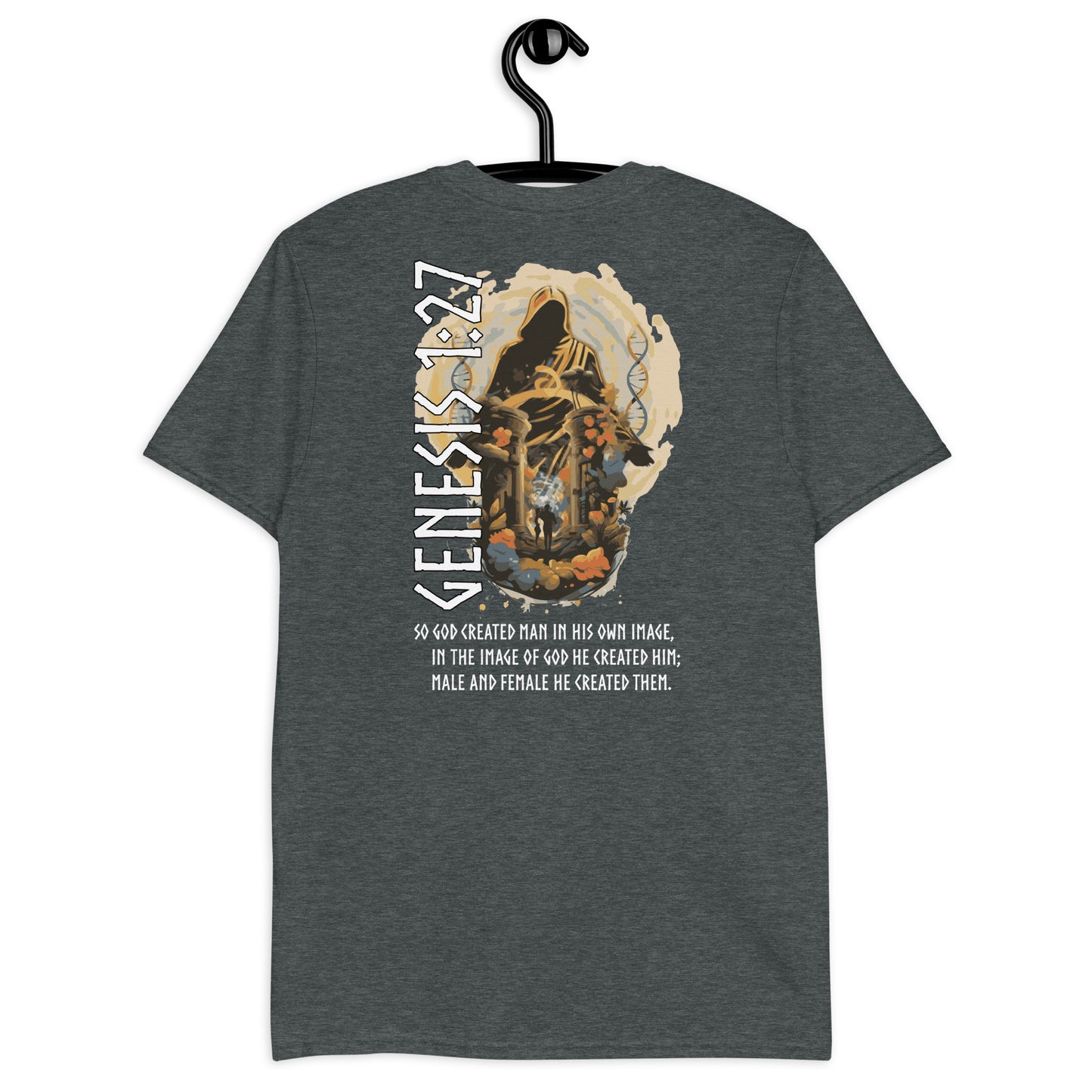 Genesis 1:27 "English Text" Unisex Short-Sleeve T-Shirt