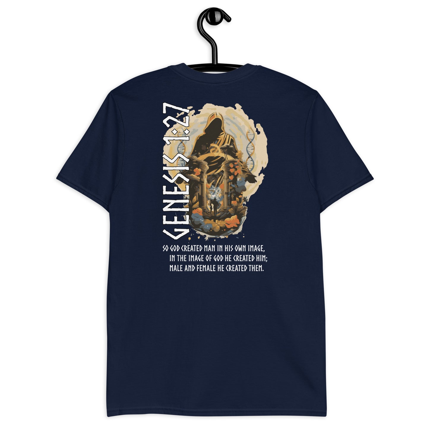 Genesis 1:27 "English Text" Unisex Short-Sleeve T-Shirt