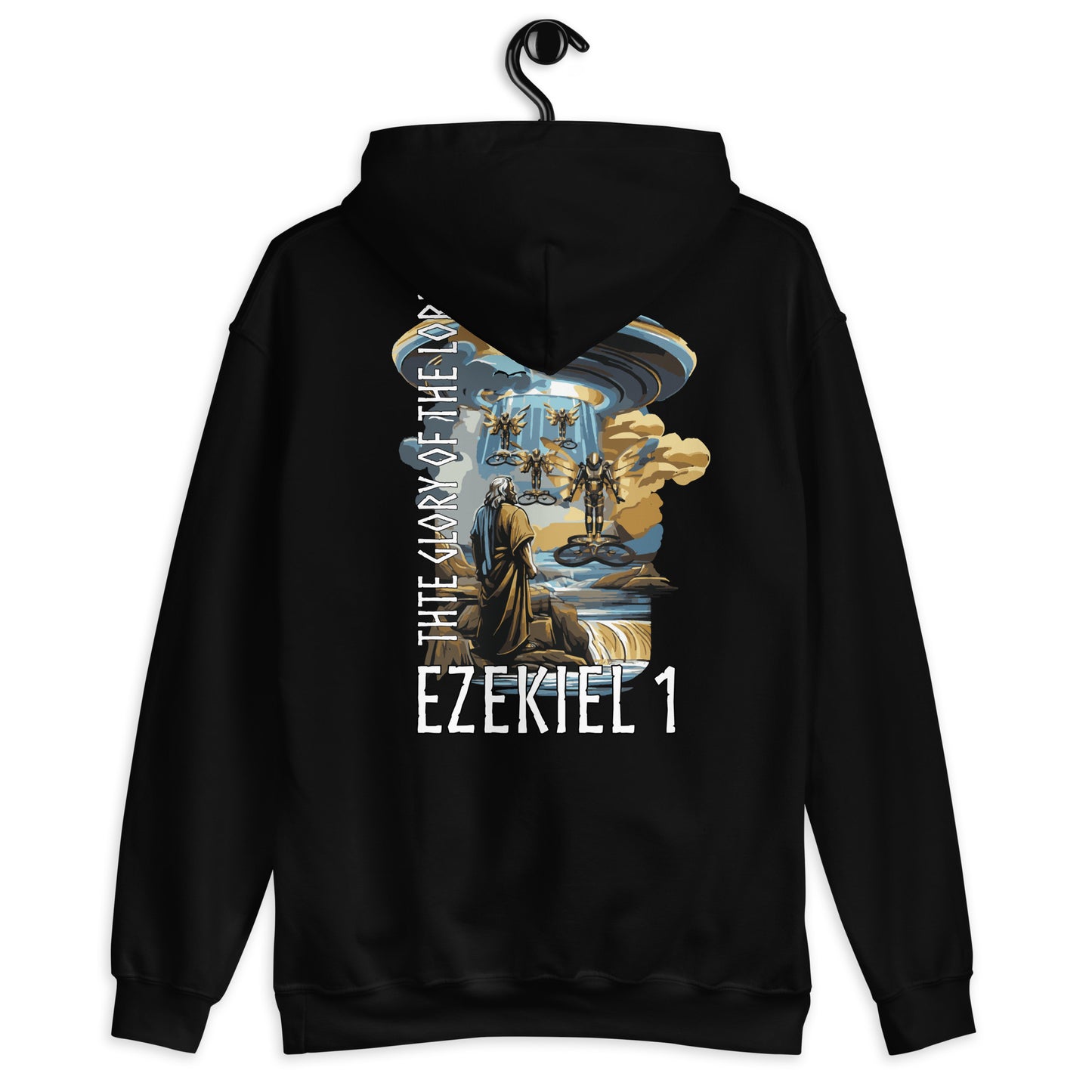 Ezekiel 1 „Englischer Text“ Unisex Kapuzenpullover