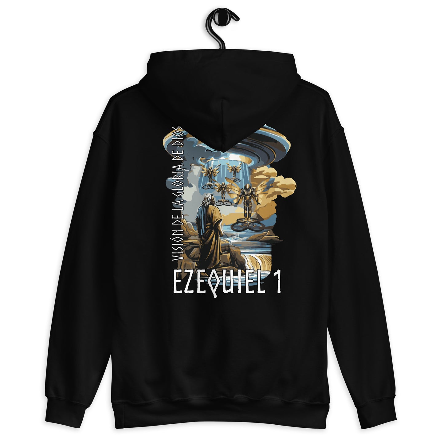 Sudadera con capucha unisex Ezequiel 1 "texto español"