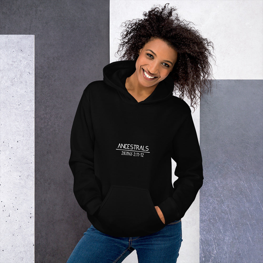 Unisex 2Könige 2:11-12 „Englischer Text“ Kapuzenpullover