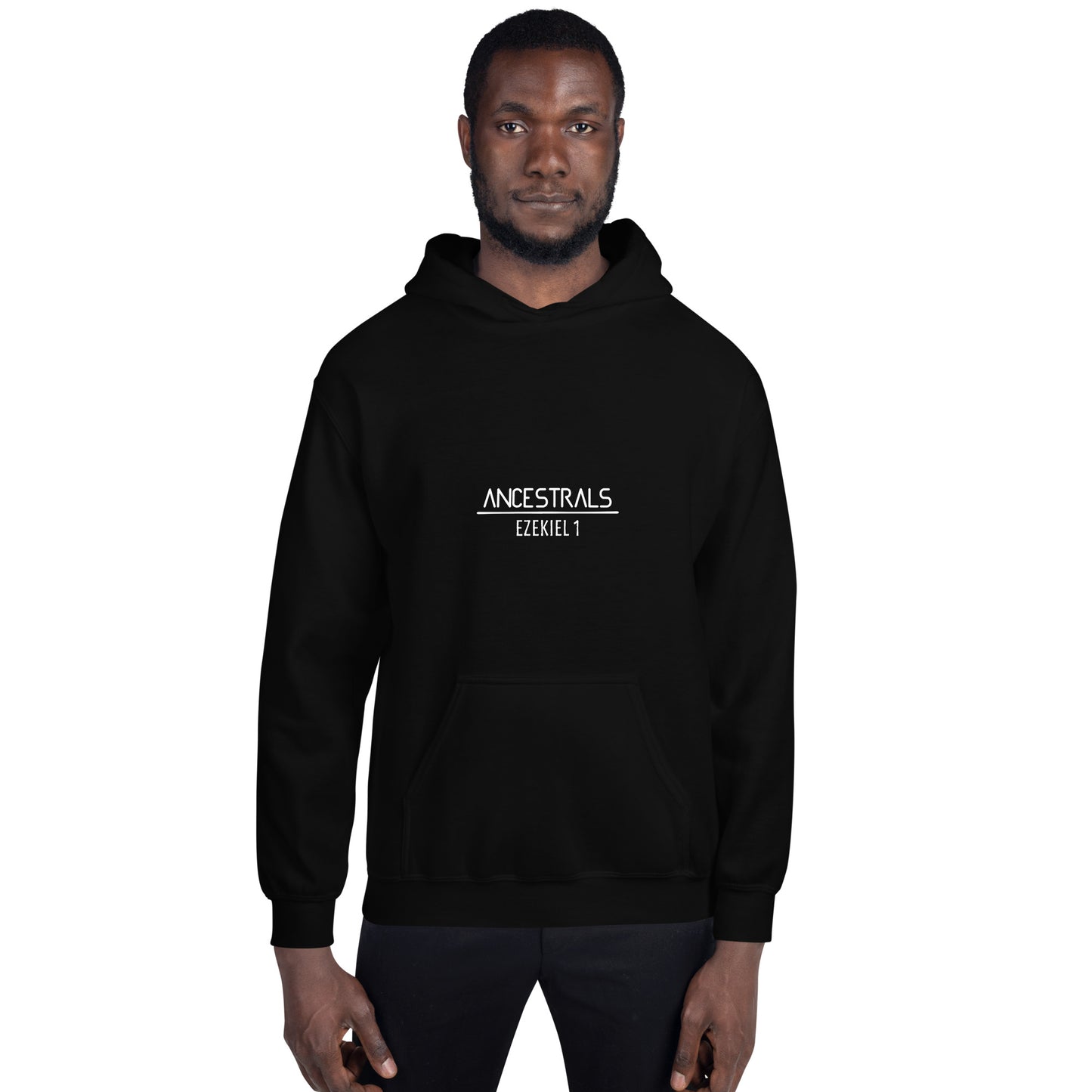 Ezekiel 1 „Englischer Text“ Unisex Kapuzenpullover