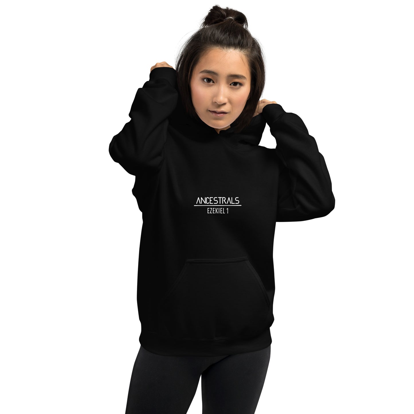 Ezekiel 1 „Englischer Text“ Unisex Kapuzenpullover