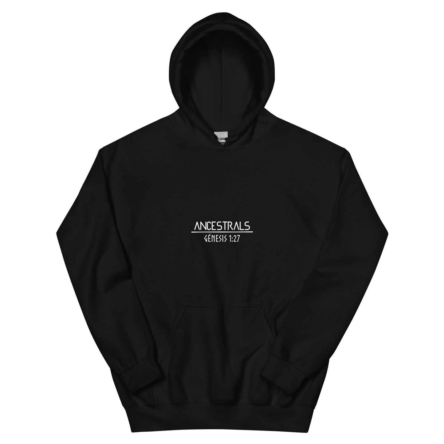 Unisex Hoodie Genesis 1:27 "Spanish Text"