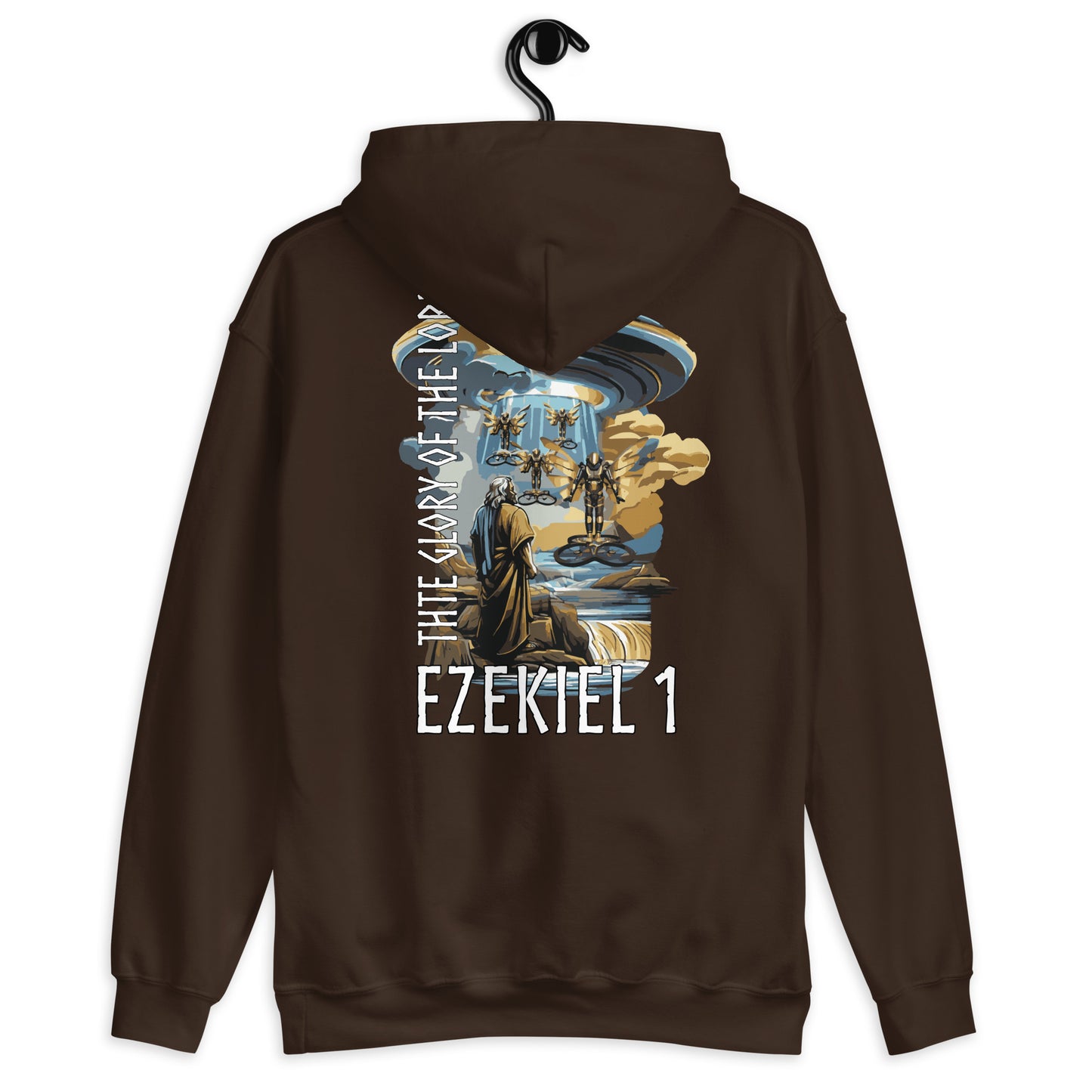 Ezekiel 1 „Englischer Text“ Unisex Kapuzenpullover