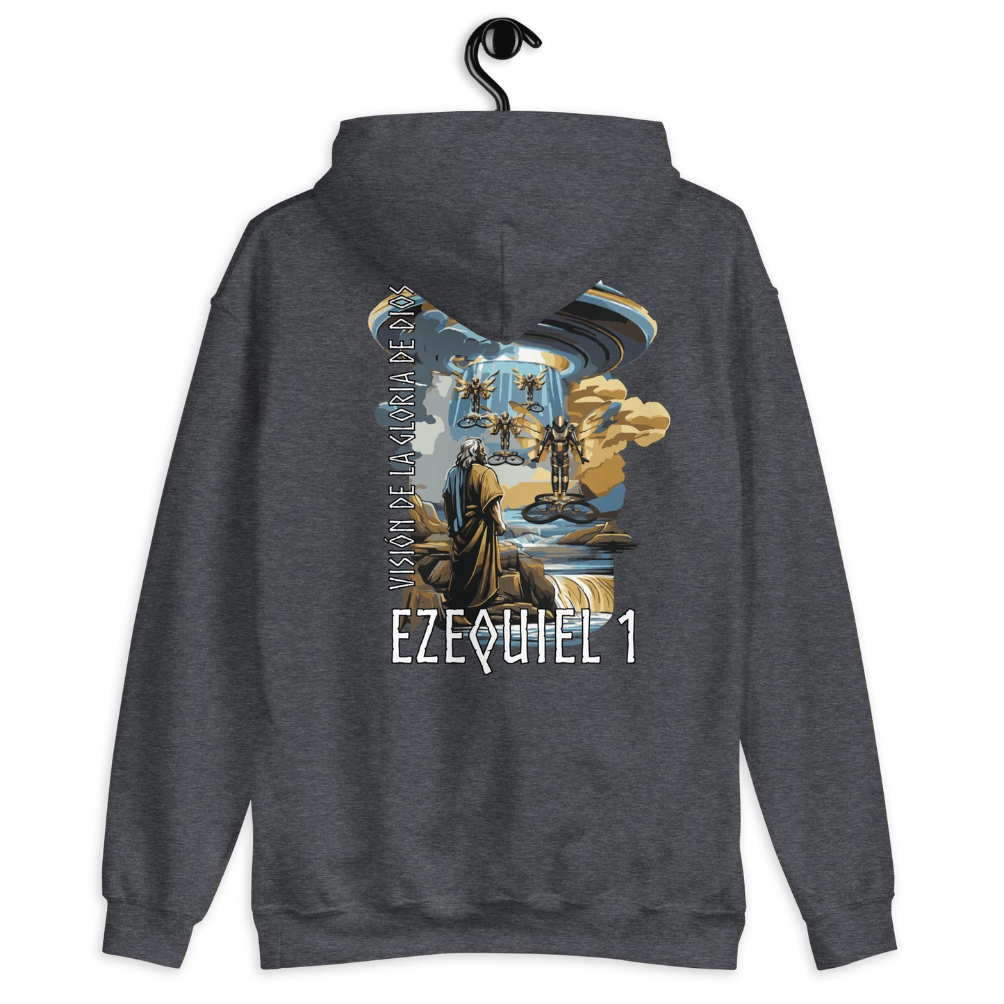 Hesekiel 1 „Spanischer Text“ Unisex Kapuzenpullover