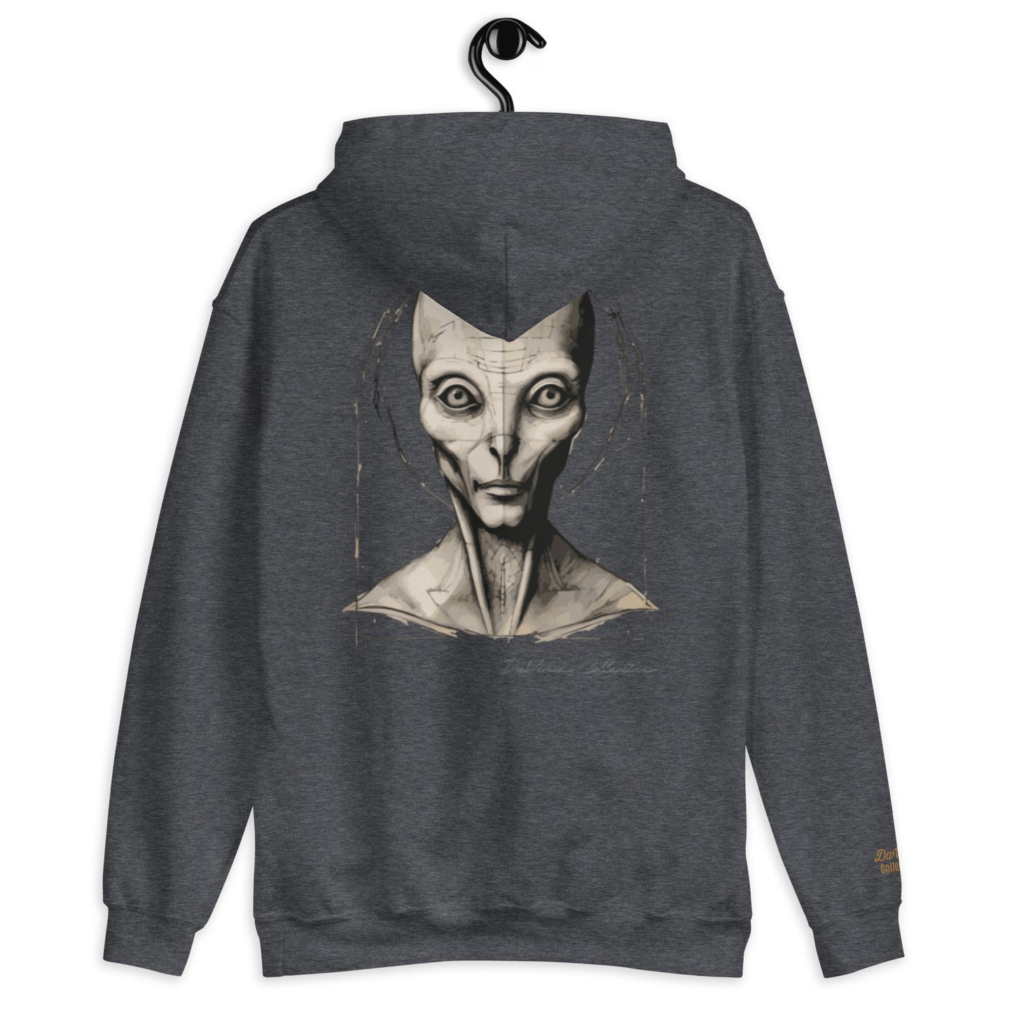 Unisex hoodie "portrait of an alien"