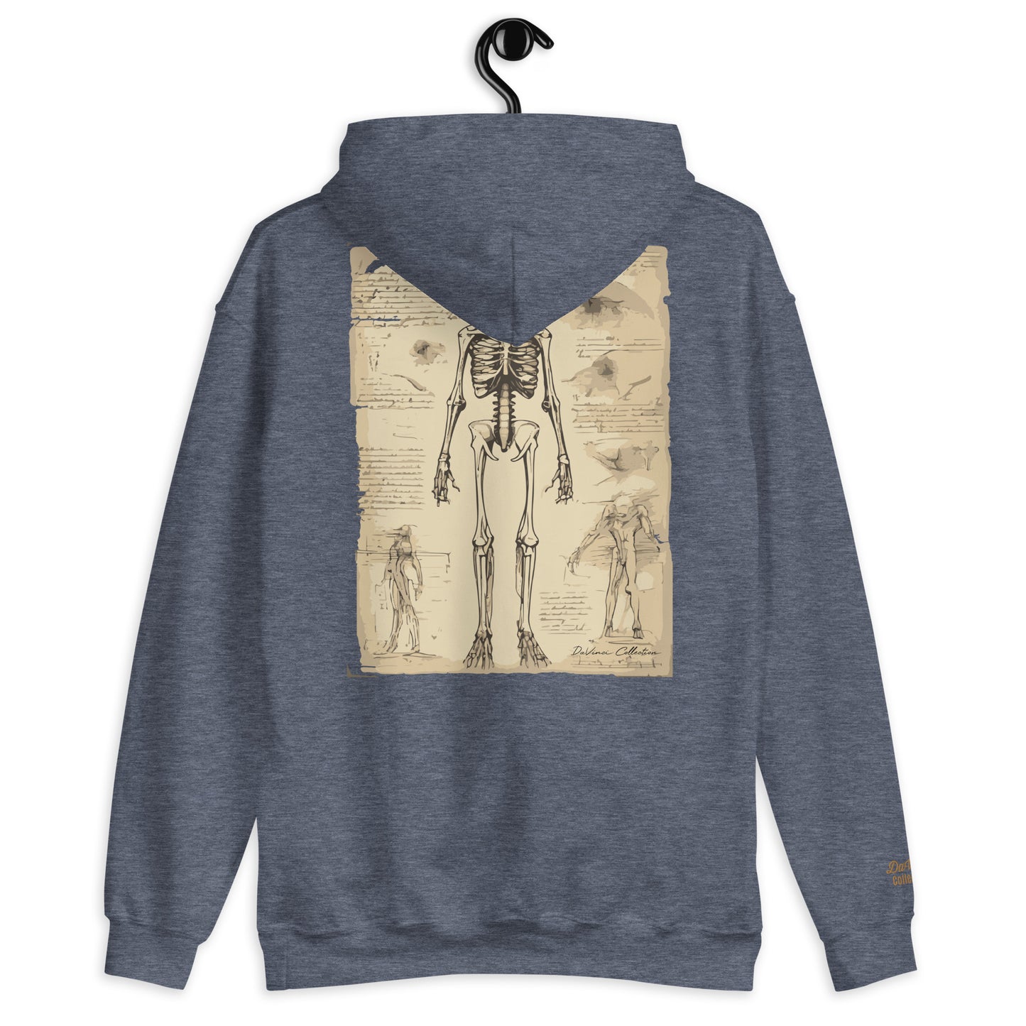 Sudadera con capucha unisex "anatomía de un alien"