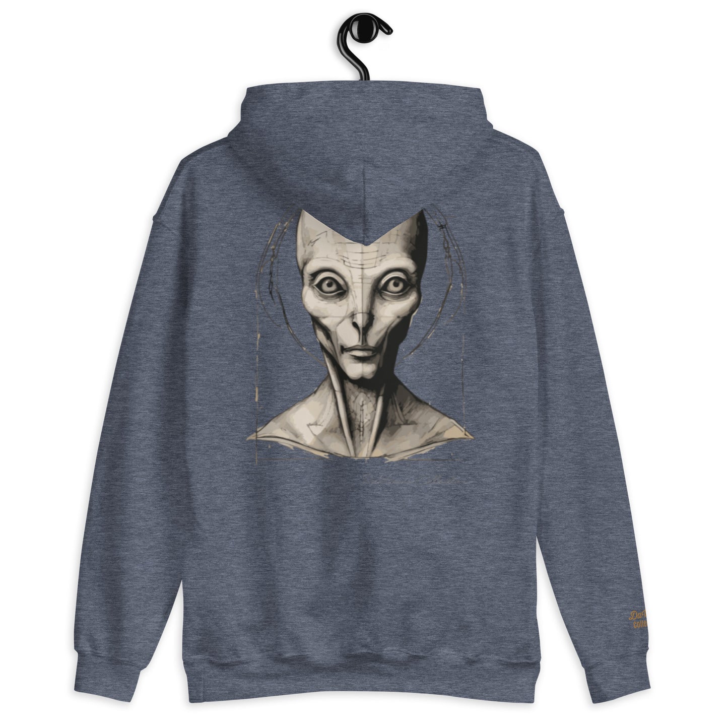 Unisex hoodie "portrait of an alien"