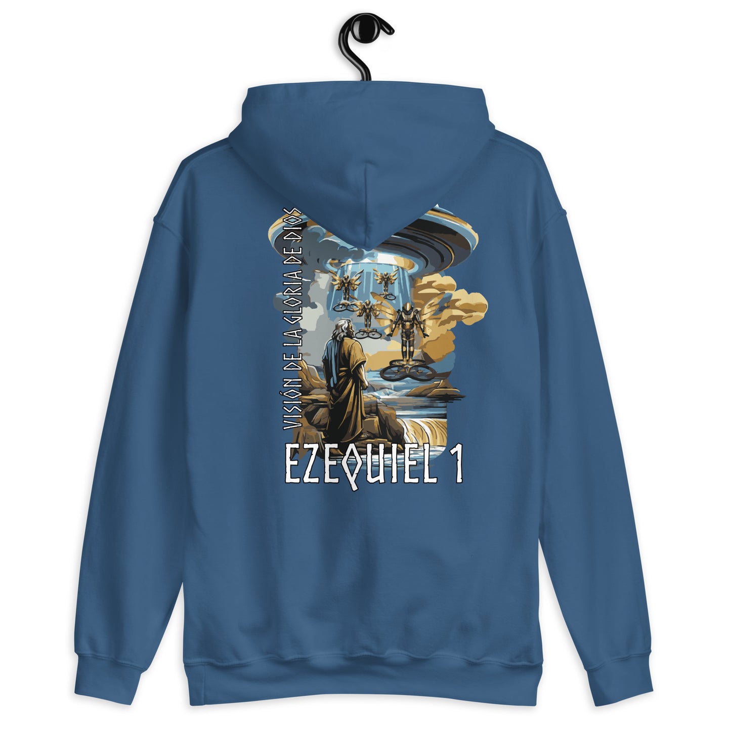 Sudadera con capucha unisex Ezequiel 1 "texto español"