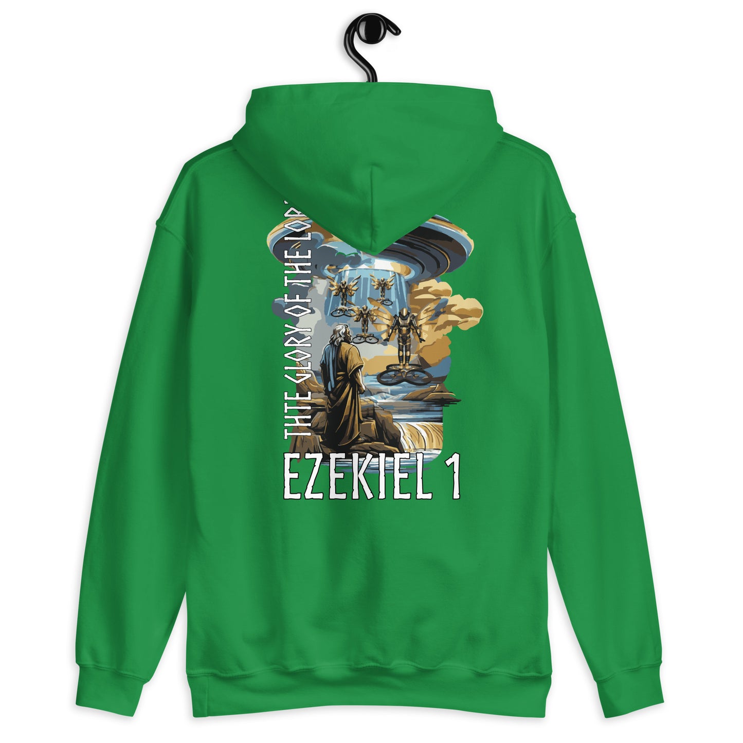 Sudadera con capucha unisex Ezequiel 1 "texto inglés"