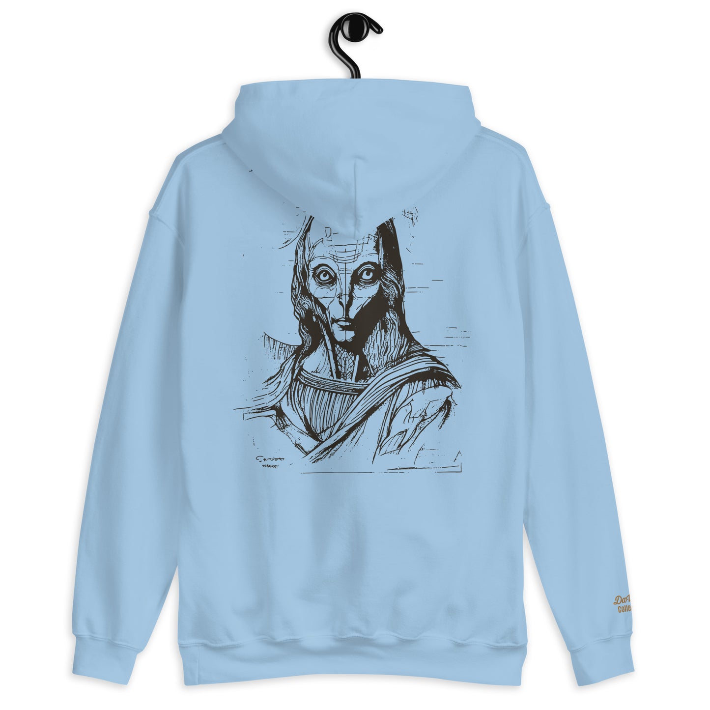 Unisex-Hoodie „Gioconda des Orion, Skizze“