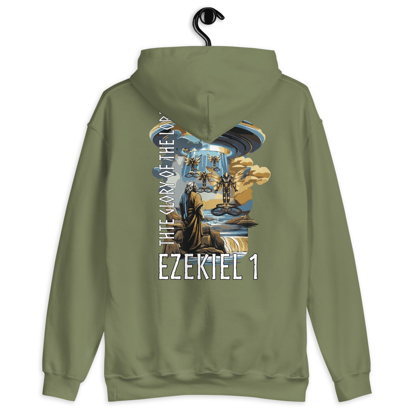 Ezekiel 1 „Englischer Text“ Unisex Kapuzenpullover