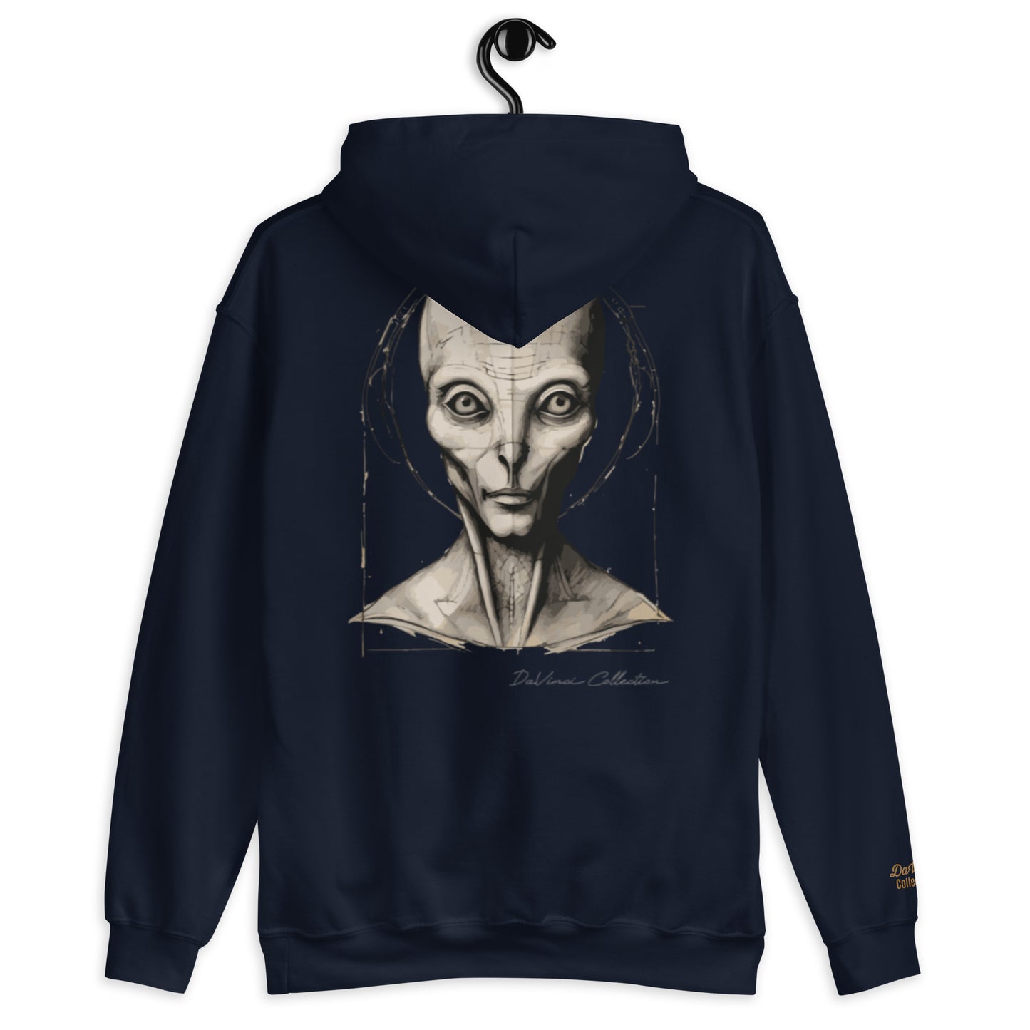 Unisex hoodie "portrait of an alien"