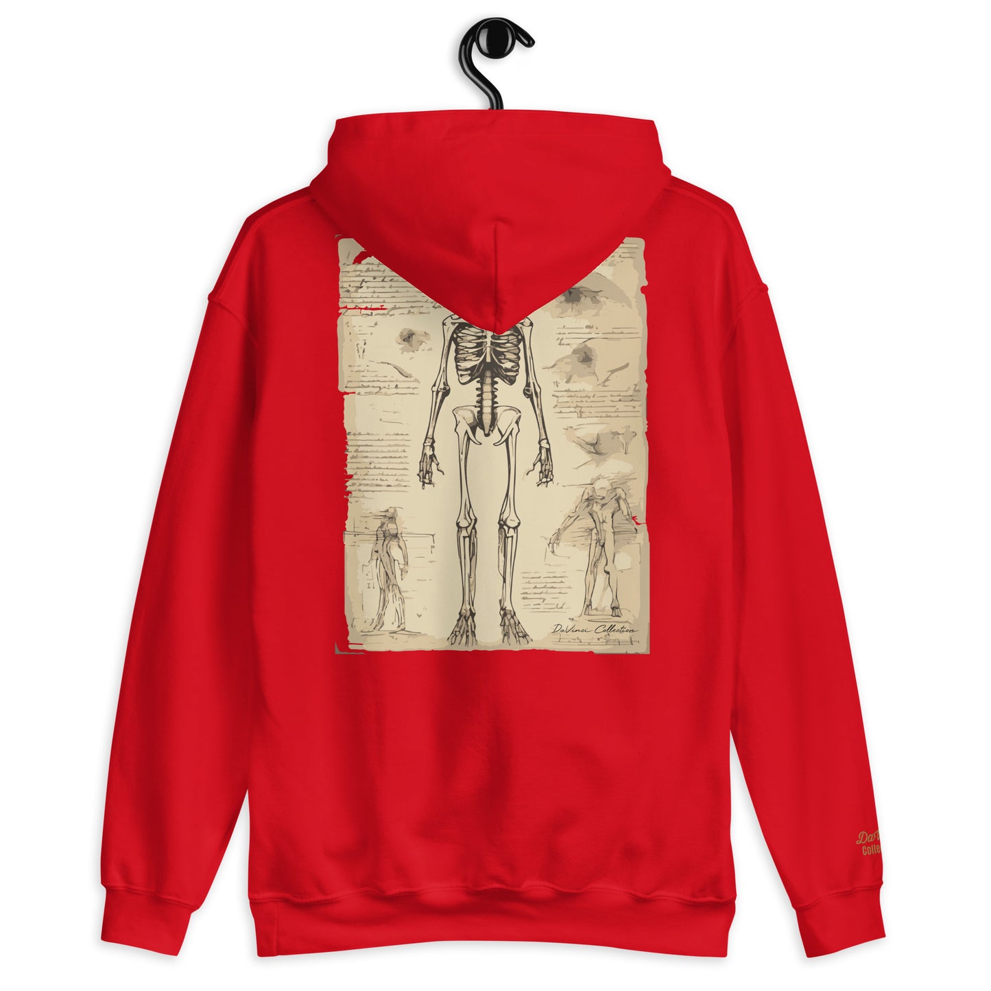 Sudadera con capucha unisex "anatomía de un alien"