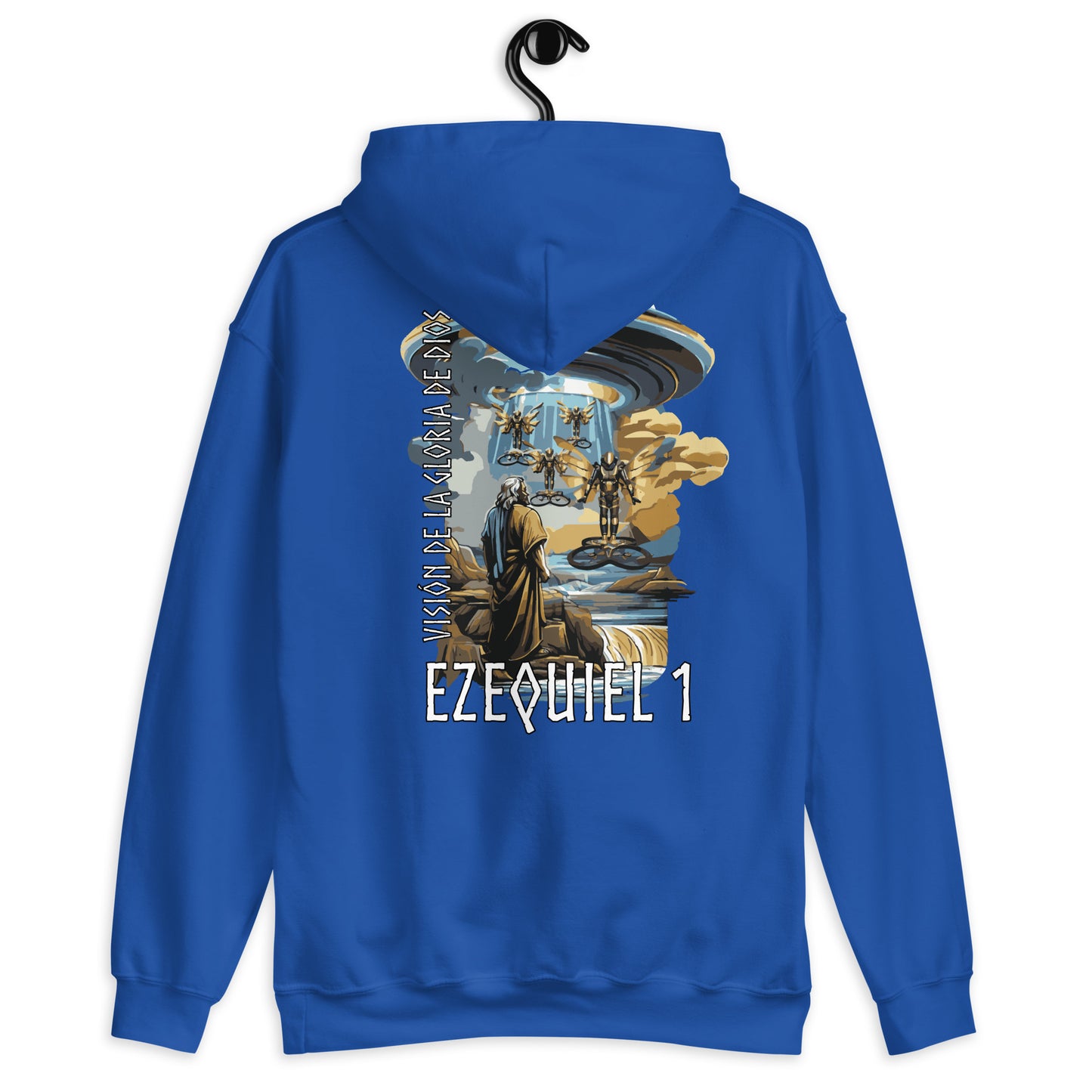 Sudadera con capucha unisex Ezequiel 1 "texto español"